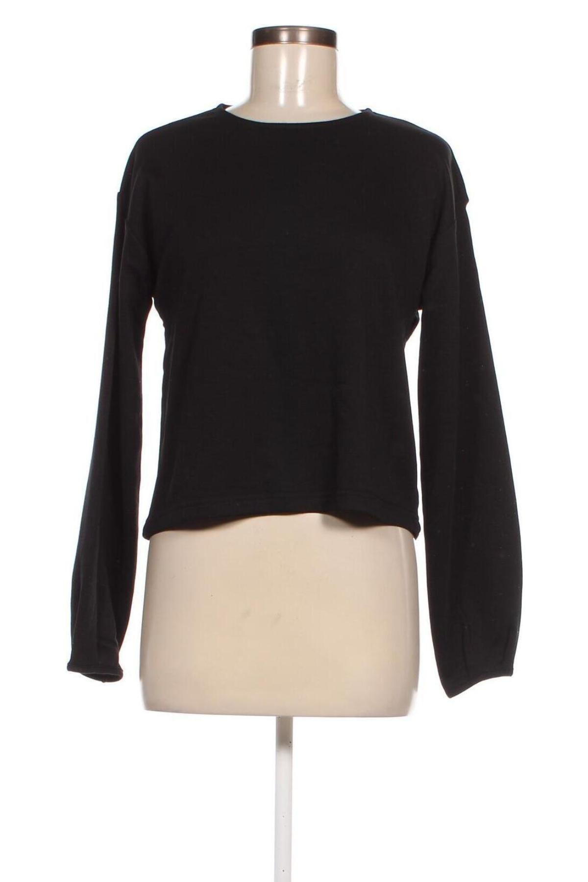Γυναικεία μπλούζα Pieces, Μέγεθος XS, Χρώμα Μαύρο, Τιμή 3,92 €