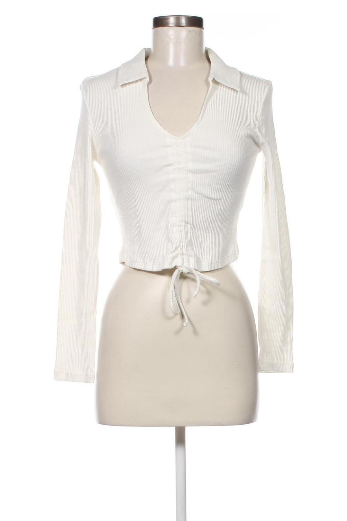 Γυναικεία μπλούζα Pieces, Μέγεθος L, Χρώμα Λευκό, Τιμή 4,12 €