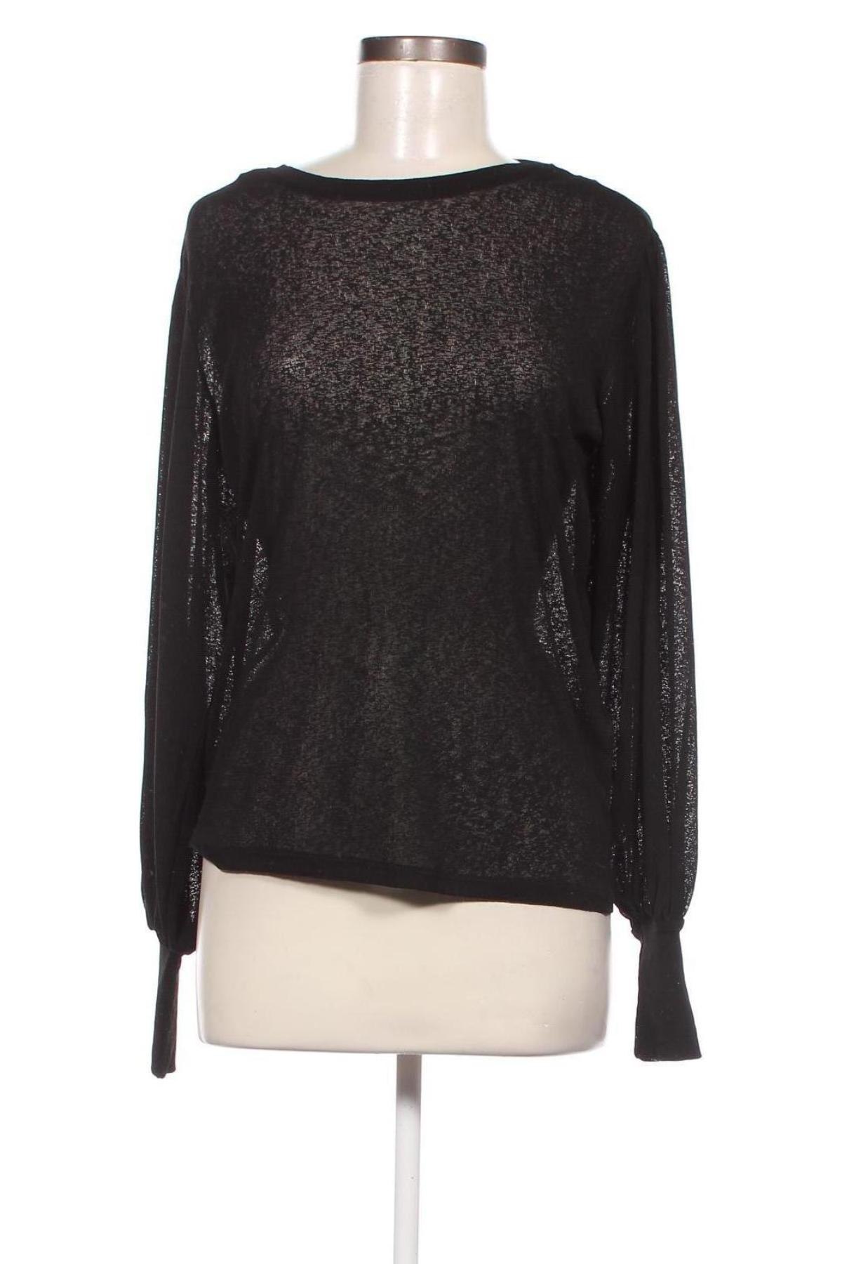 Γυναικεία μπλούζα Pieces, Μέγεθος S, Χρώμα Μαύρο, Τιμή 2,69 €