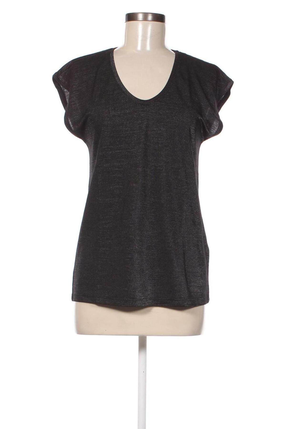 Γυναικεία μπλούζα Pieces, Μέγεθος S, Χρώμα Μαύρο, Τιμή 8,00 €