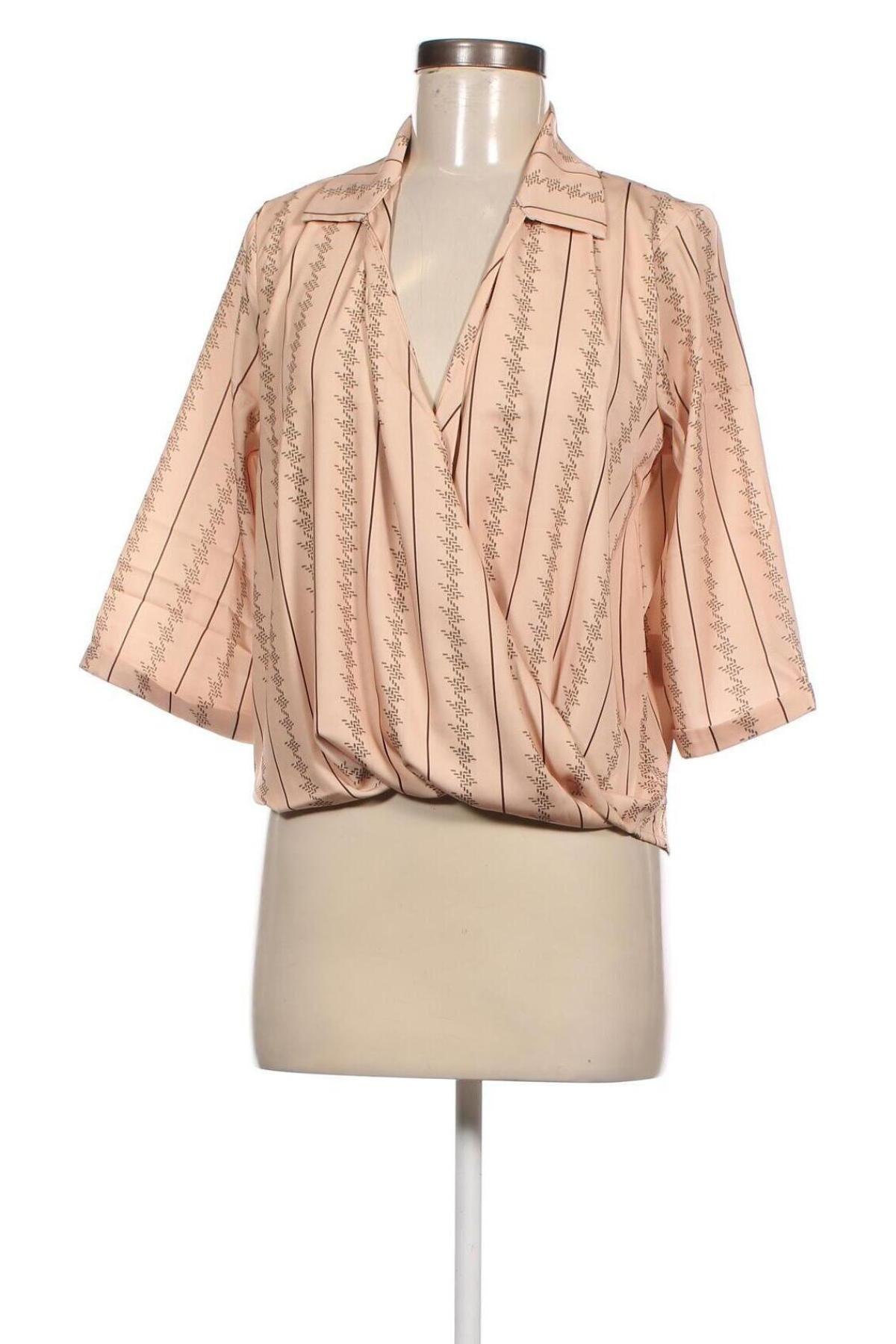 Дамска блуза Rinascimento, Размер L, Цвят Бежов, Цена 43,86 лв.
