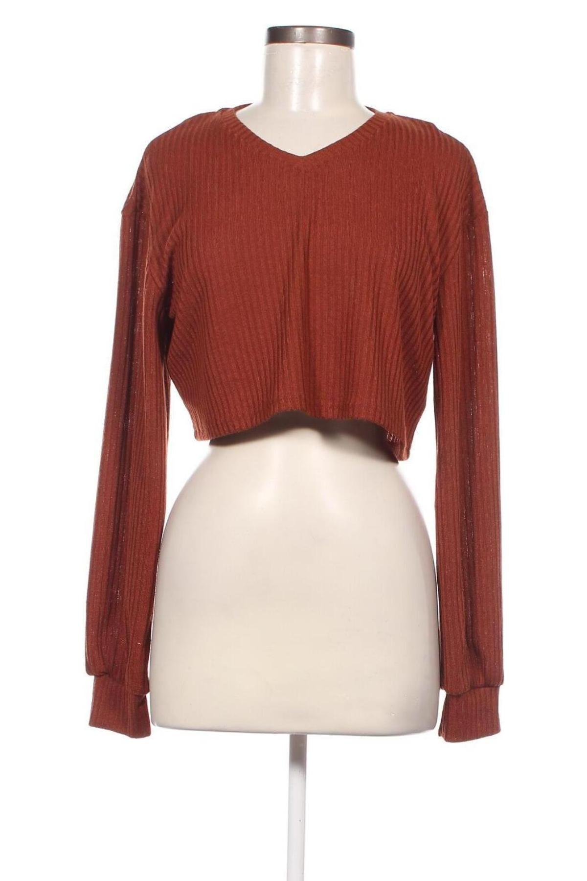 Γυναικεία μπλούζα SHEIN, Μέγεθος M, Χρώμα Καφέ, Τιμή 2,82 €