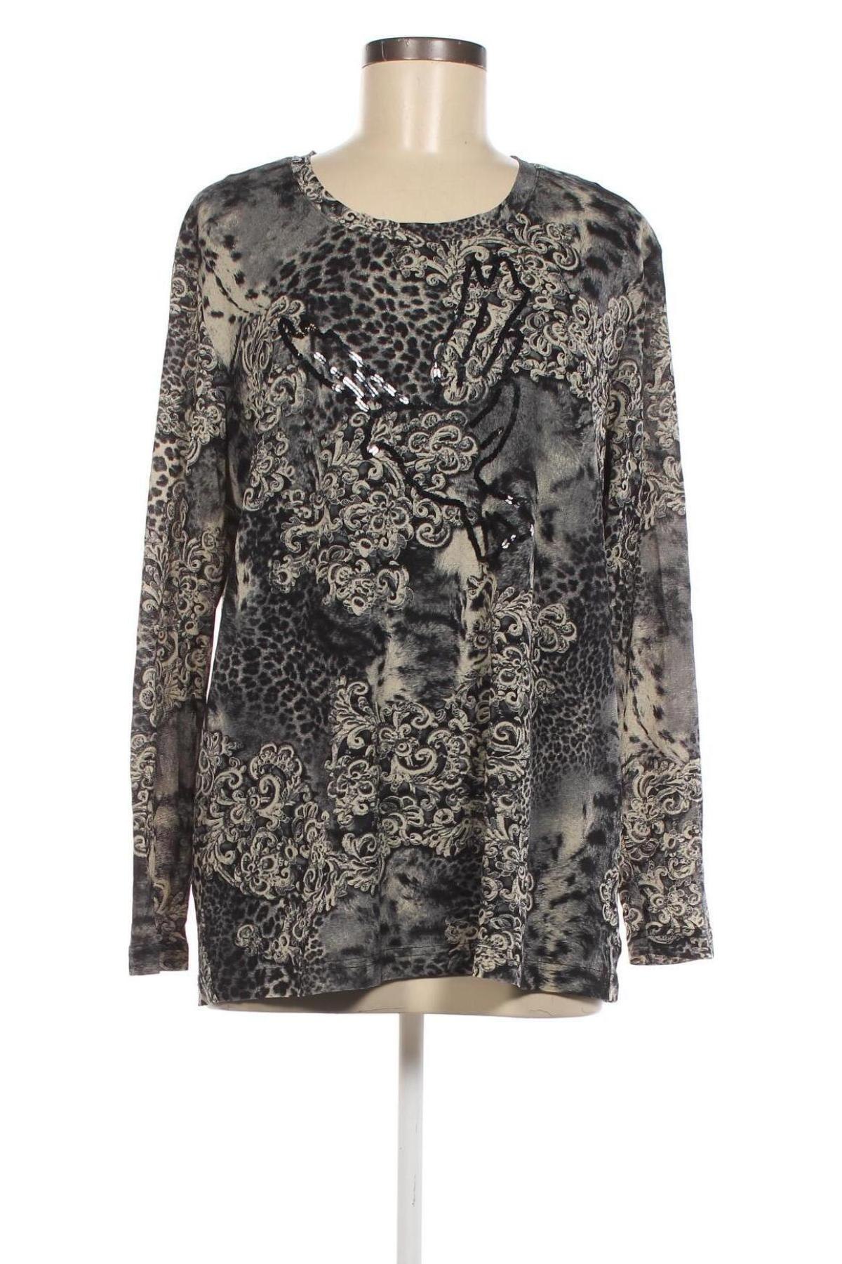 Γυναικεία μπλούζα Samoon, Μέγεθος XL, Χρώμα Πολύχρωμο, Τιμή 4,01 €