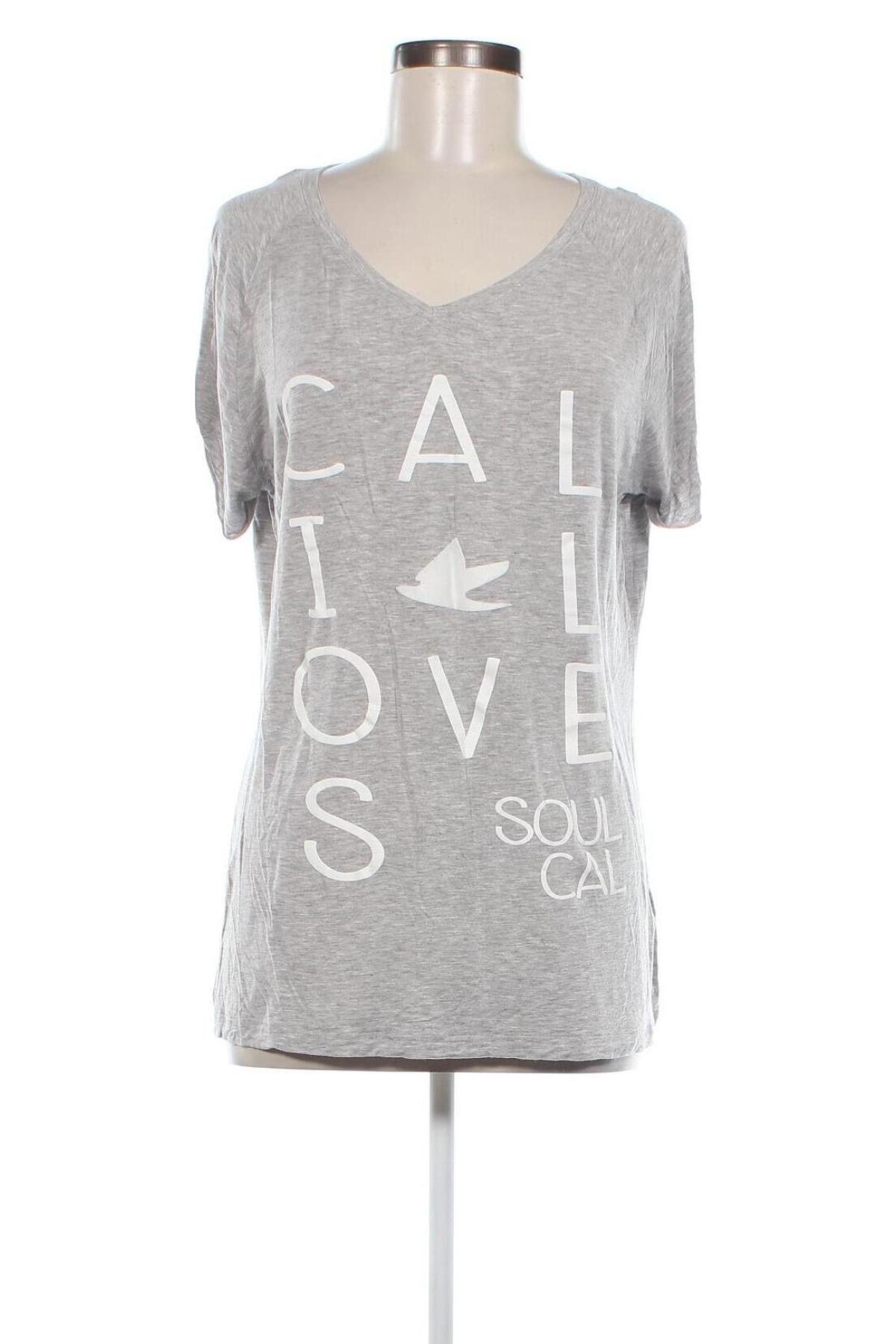 Γυναικεία μπλούζα Soulcal & Co, Μέγεθος M, Χρώμα Γκρί, Τιμή 3,89 €