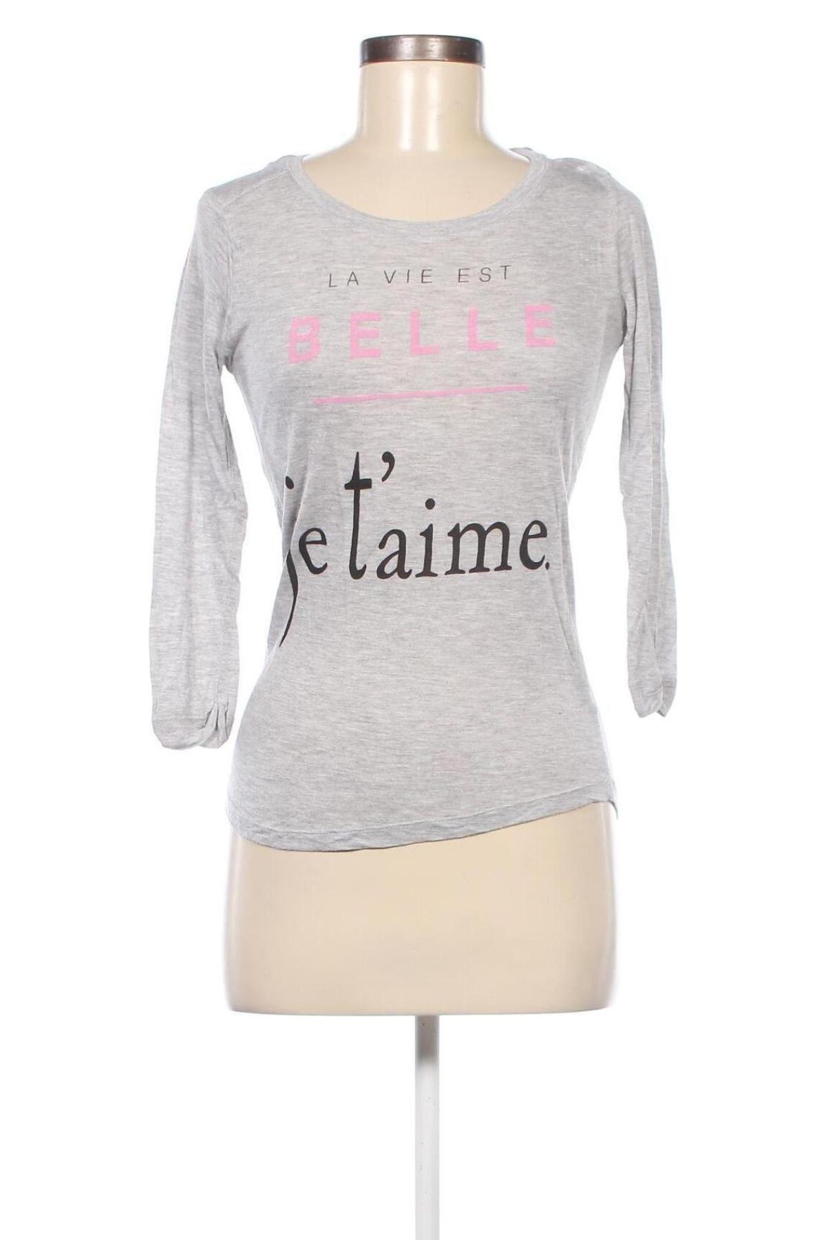 Damen Shirt Stradivarius, Größe L, Farbe Grau, Preis € 4,94