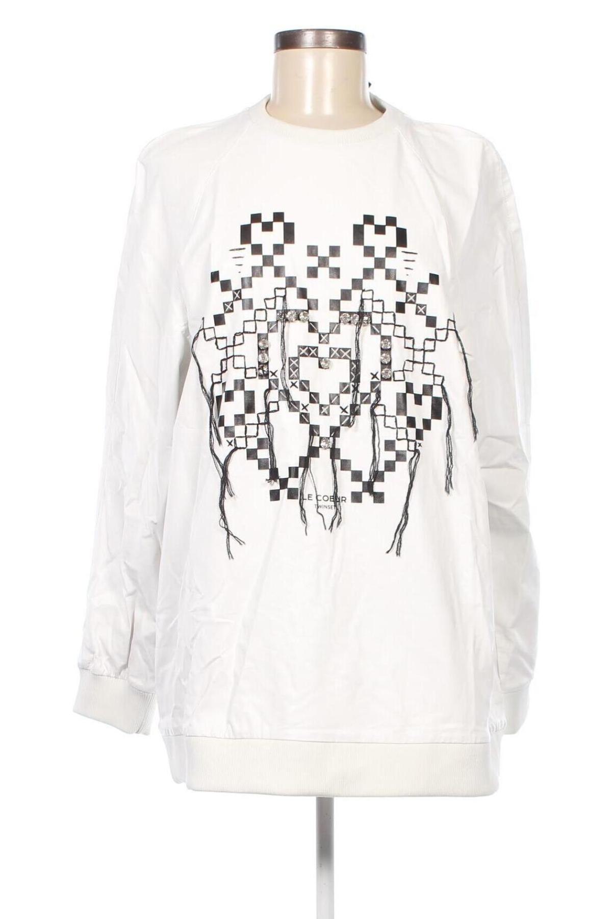 Γυναικεία μπλούζα TWINSET, Μέγεθος XL, Χρώμα Λευκό, Τιμή 126,29 €