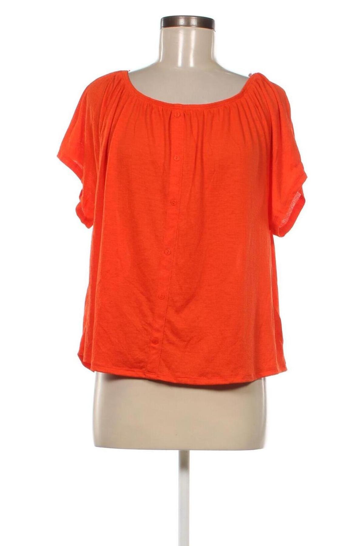 Γυναικεία μπλούζα Takko Fashion, Μέγεθος L, Χρώμα Πορτοκαλί, Τιμή 4,70 €