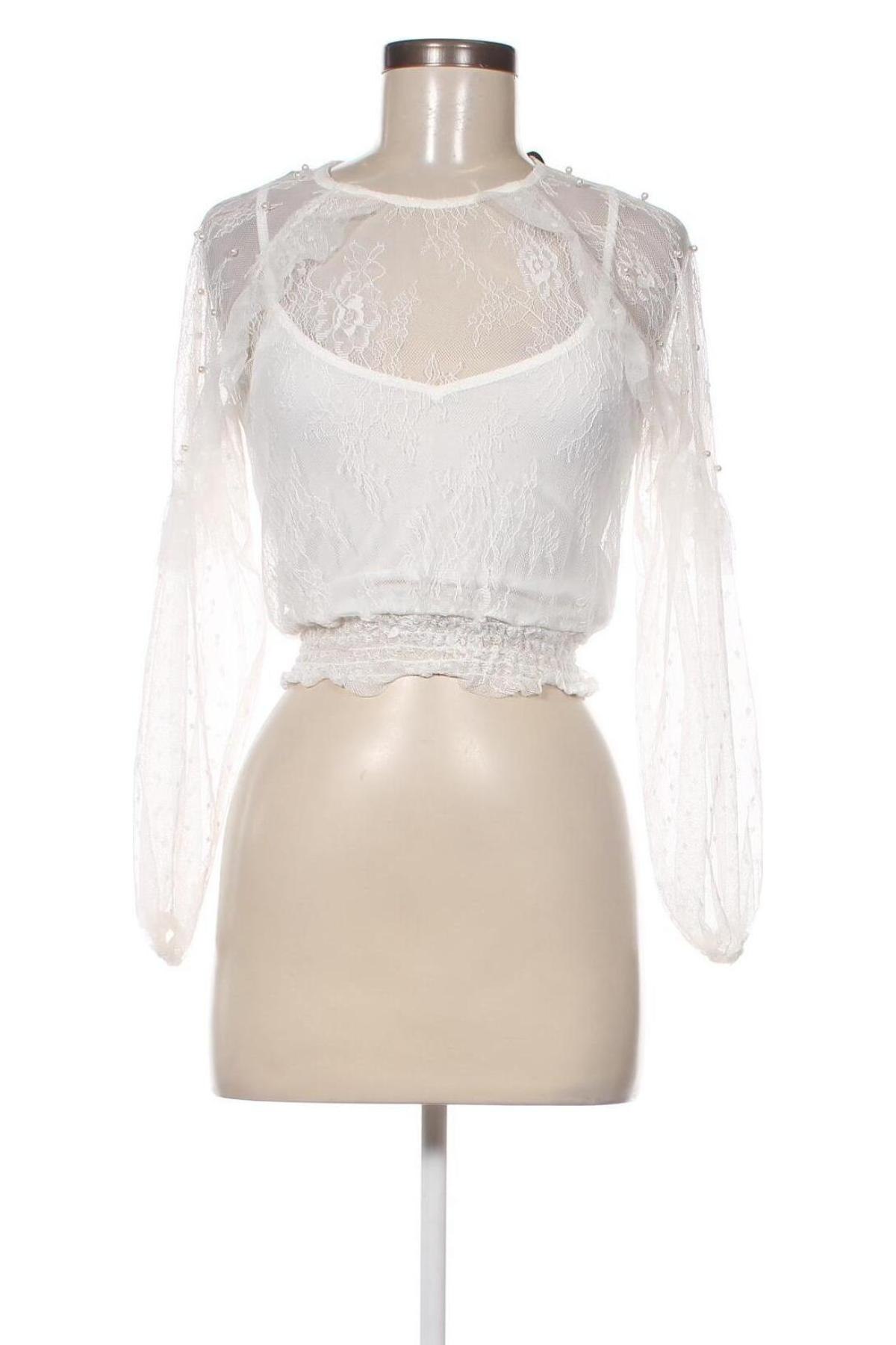 Γυναικεία μπλούζα Tally Weijl, Μέγεθος XS, Χρώμα Λευκό, Τιμή 15,98 €