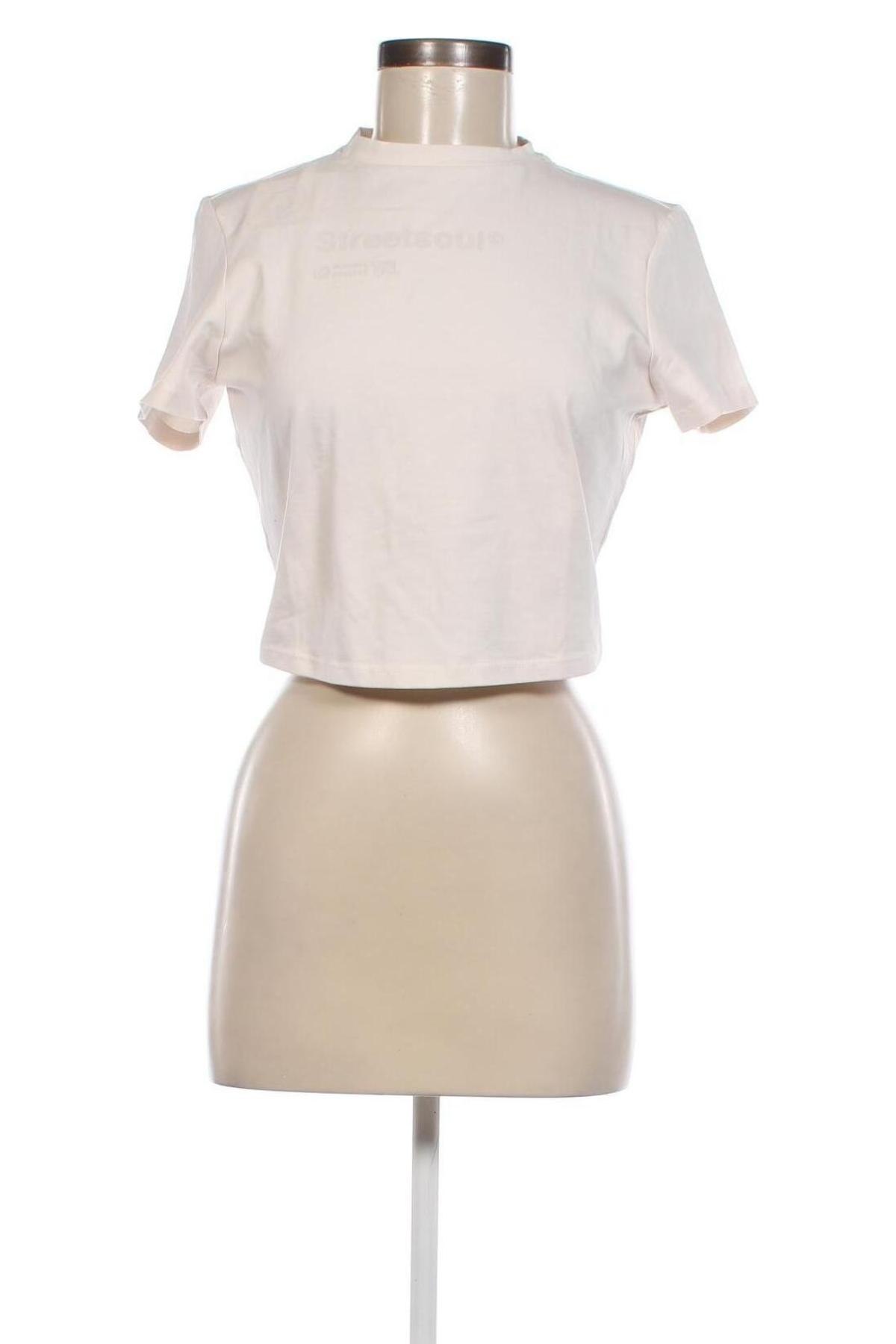 Damen Shirt Viral Vibes, Größe M, Farbe Beige, Preis € 5,57