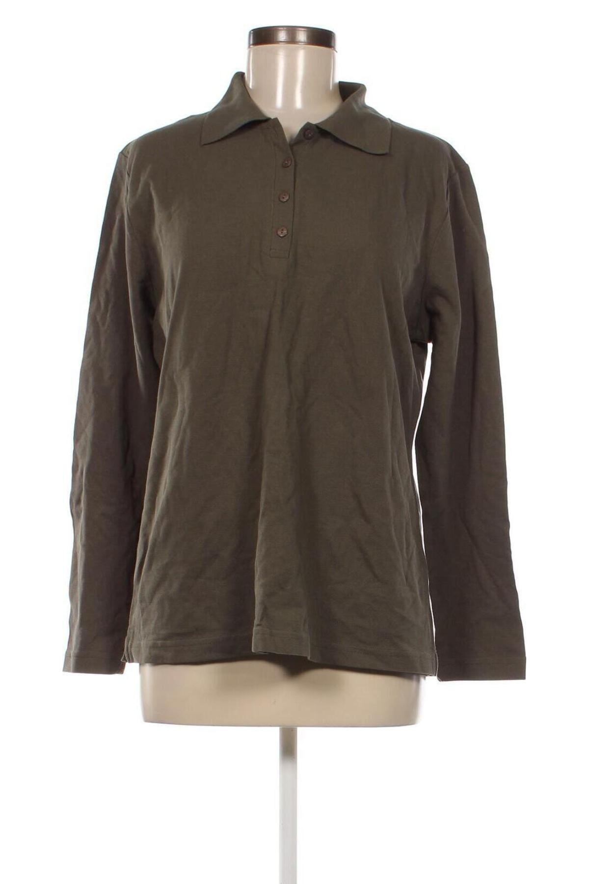 Дамска блуза W.O.B. World Of Basics, Размер XL, Цвят Зелен, Цена 31,00 лв.