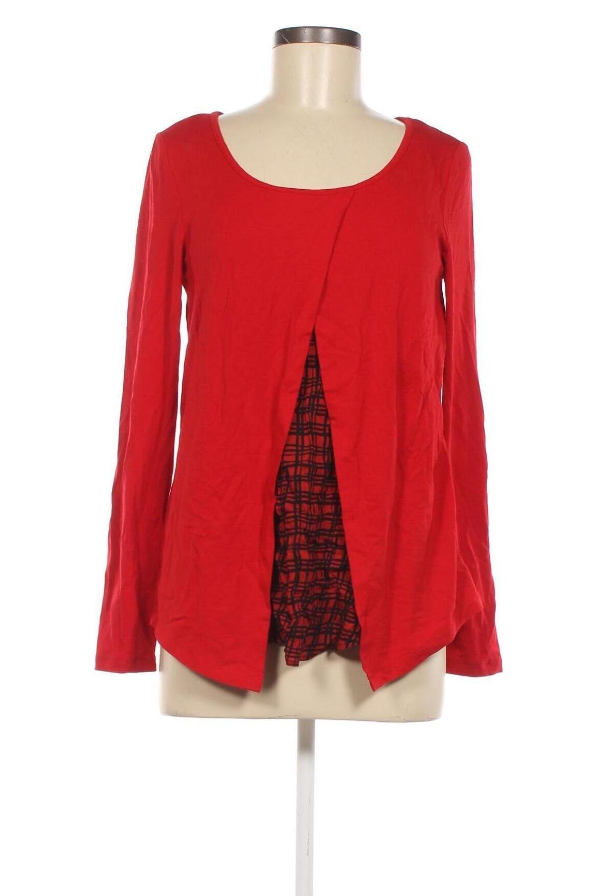 Γυναικεία μπλούζα Yest, Μέγεθος XS, Χρώμα Κόκκινο, Τιμή 3,12 €