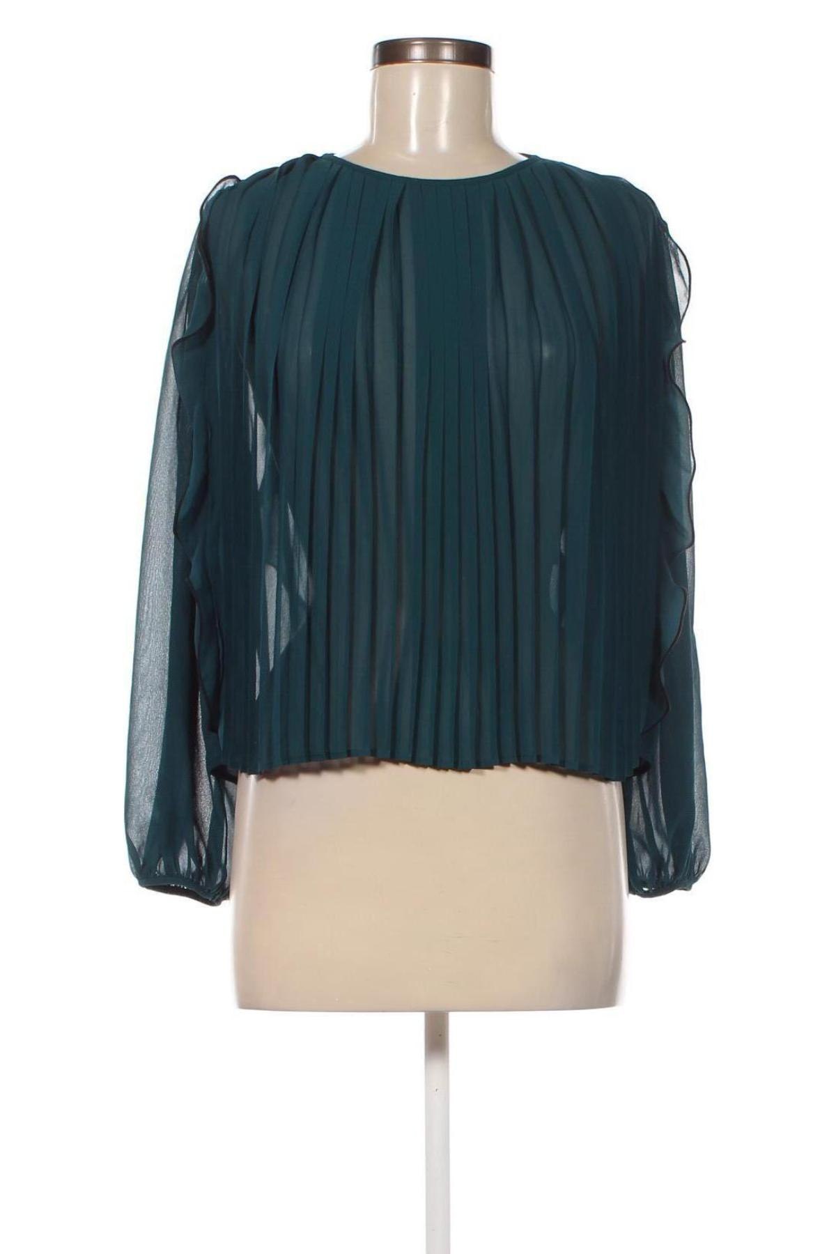 Bluză de femei Zara, Mărime XS, Culoare Verde, Preț 40,97 Lei
