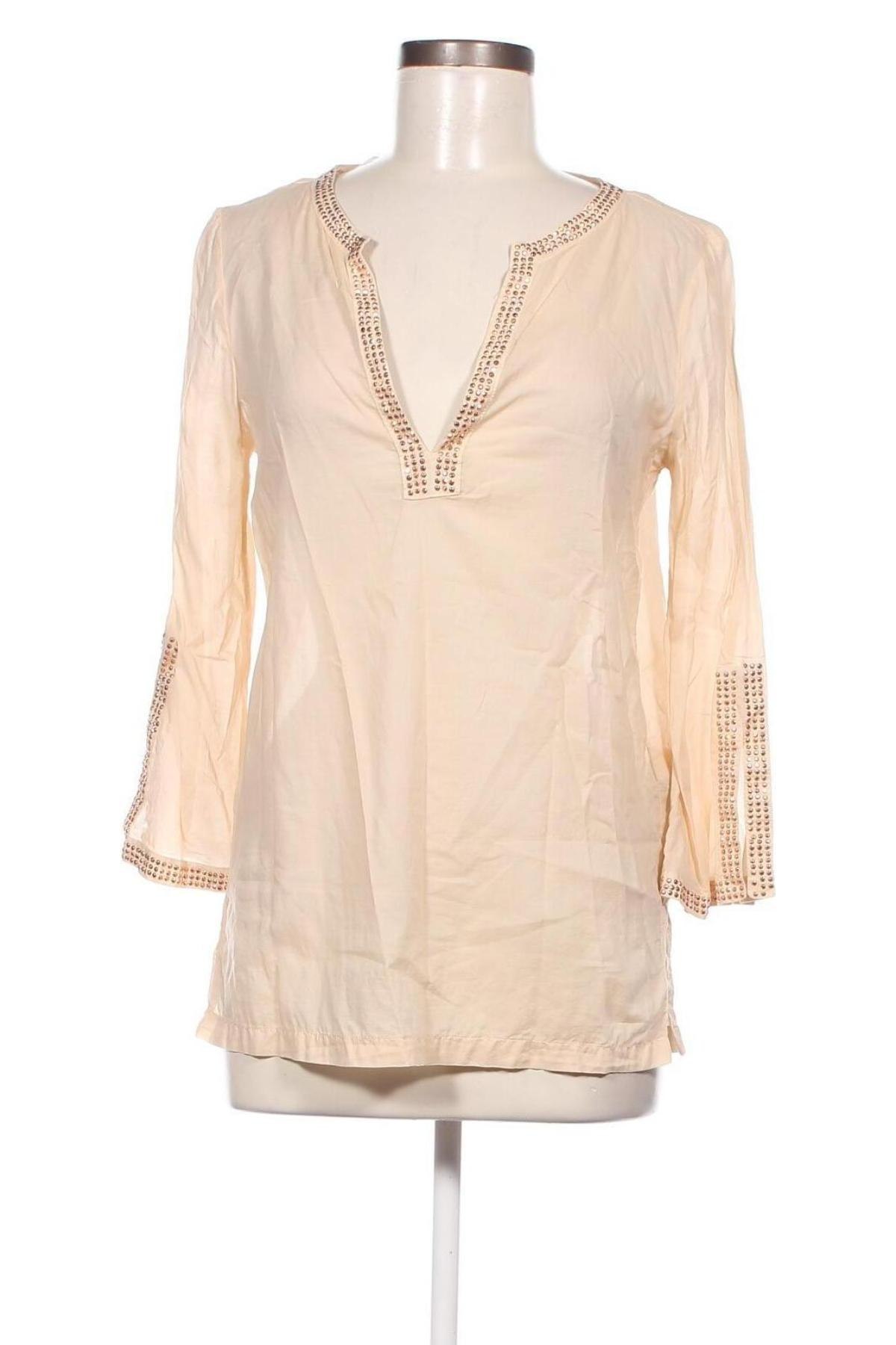 Damen Shirt Zara, Größe S, Farbe Beige, Preis 27,62 €