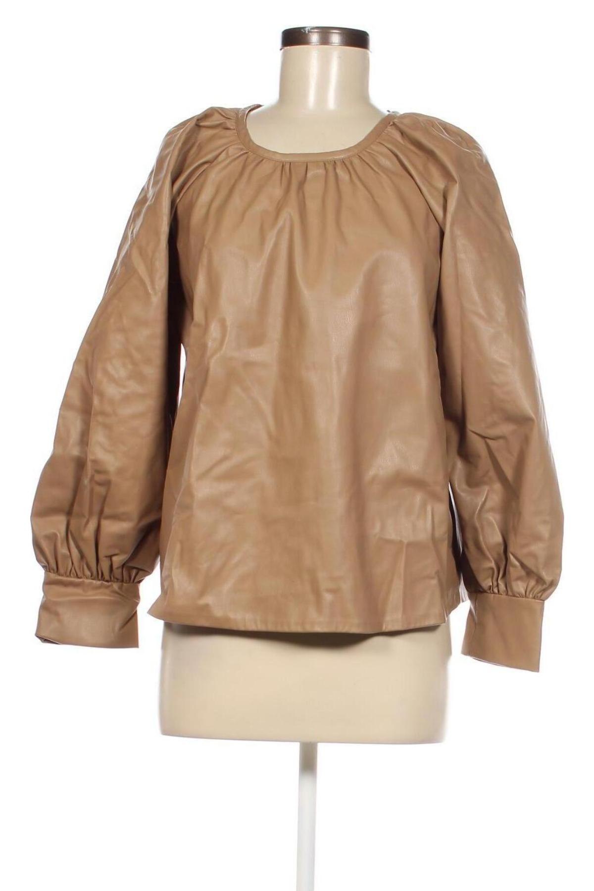 Γυναικεία μπλούζα Zara, Μέγεθος M, Χρώμα  Μπέζ, Τιμή 10,00 €