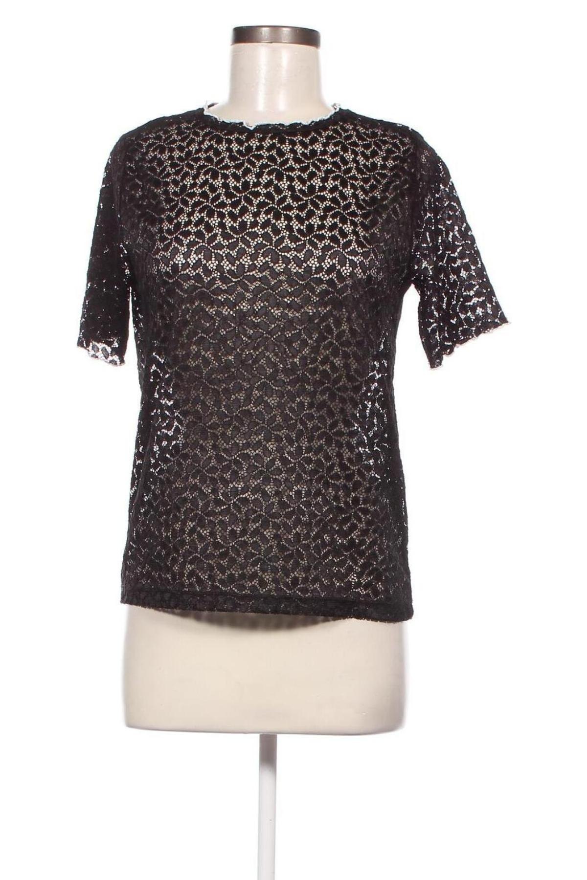 Дамска блуза Zara Trafaluc, Размер S, Цвят Черен, Цена 6,00 лв.