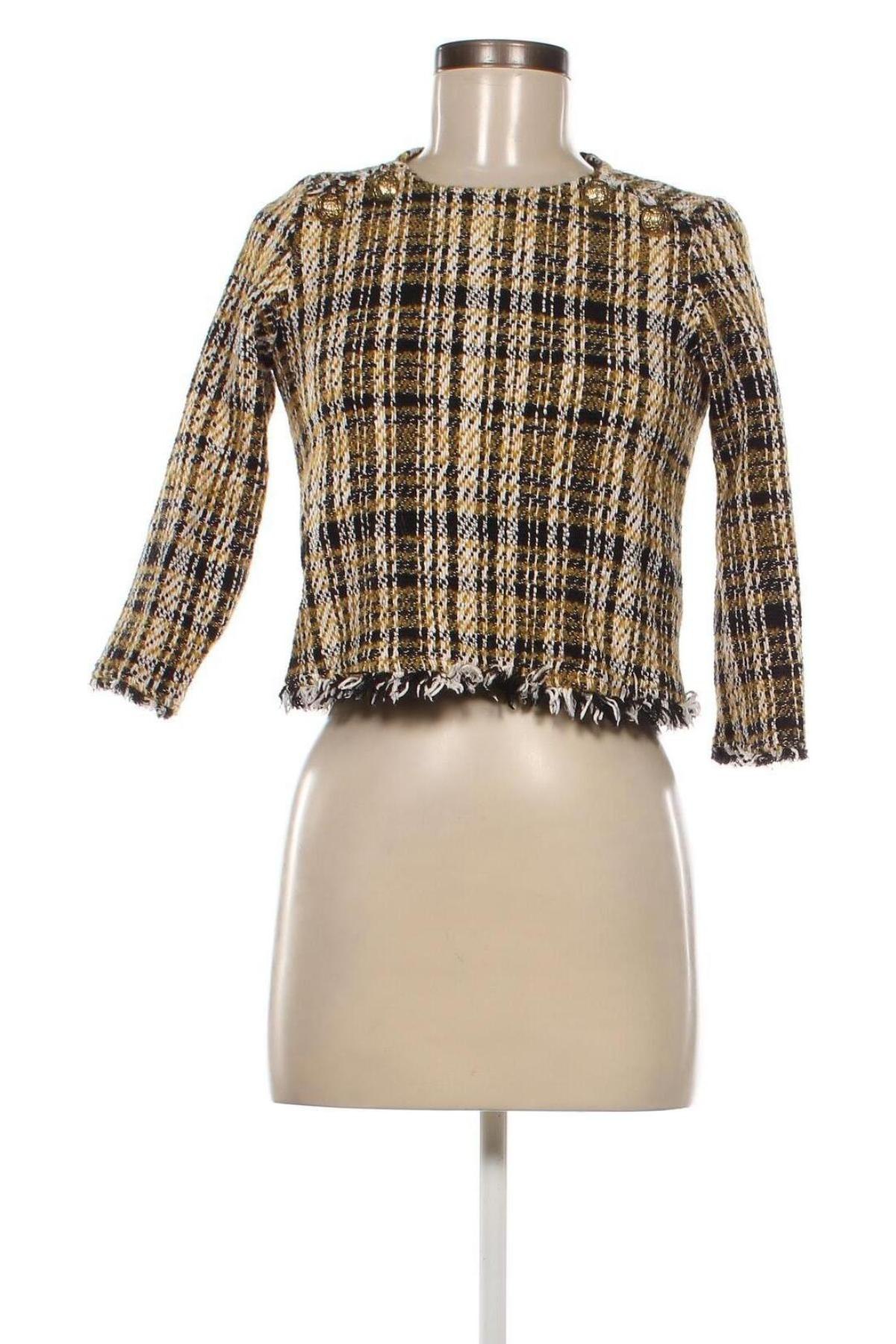 Дамска блуза Zara Trafaluc, Размер S, Цвят Многоцветен, Цена 9,80 лв.