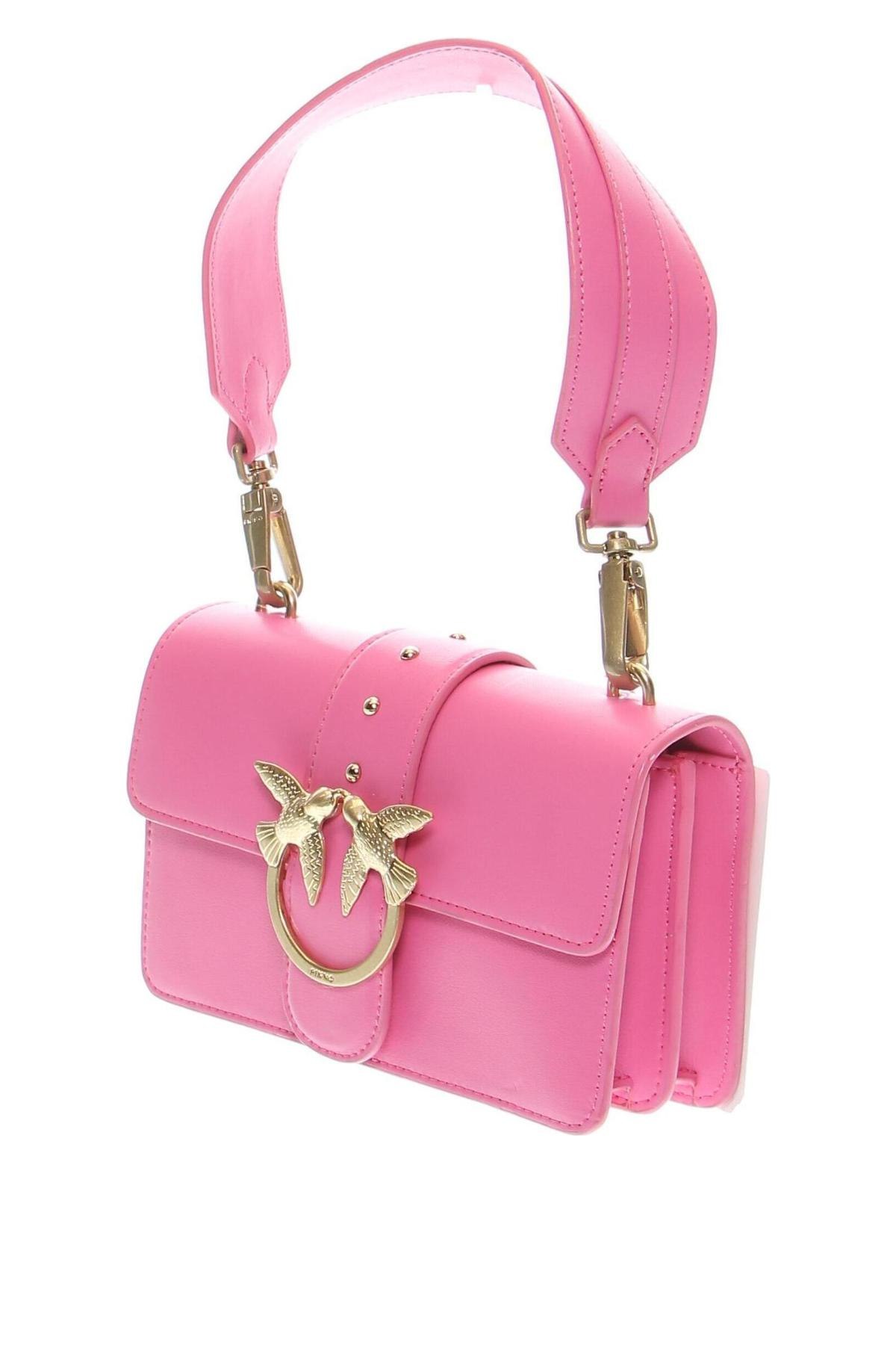 Дамска чанта Pinko, Цвят Розов, Цена 560,15 лв.
