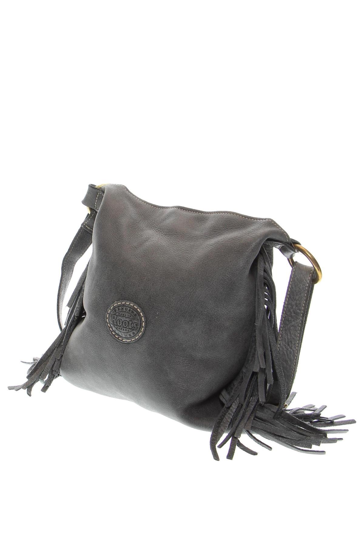 Γυναικεία τσάντα Roots, Χρώμα Γκρί, Τιμή 65,53 €