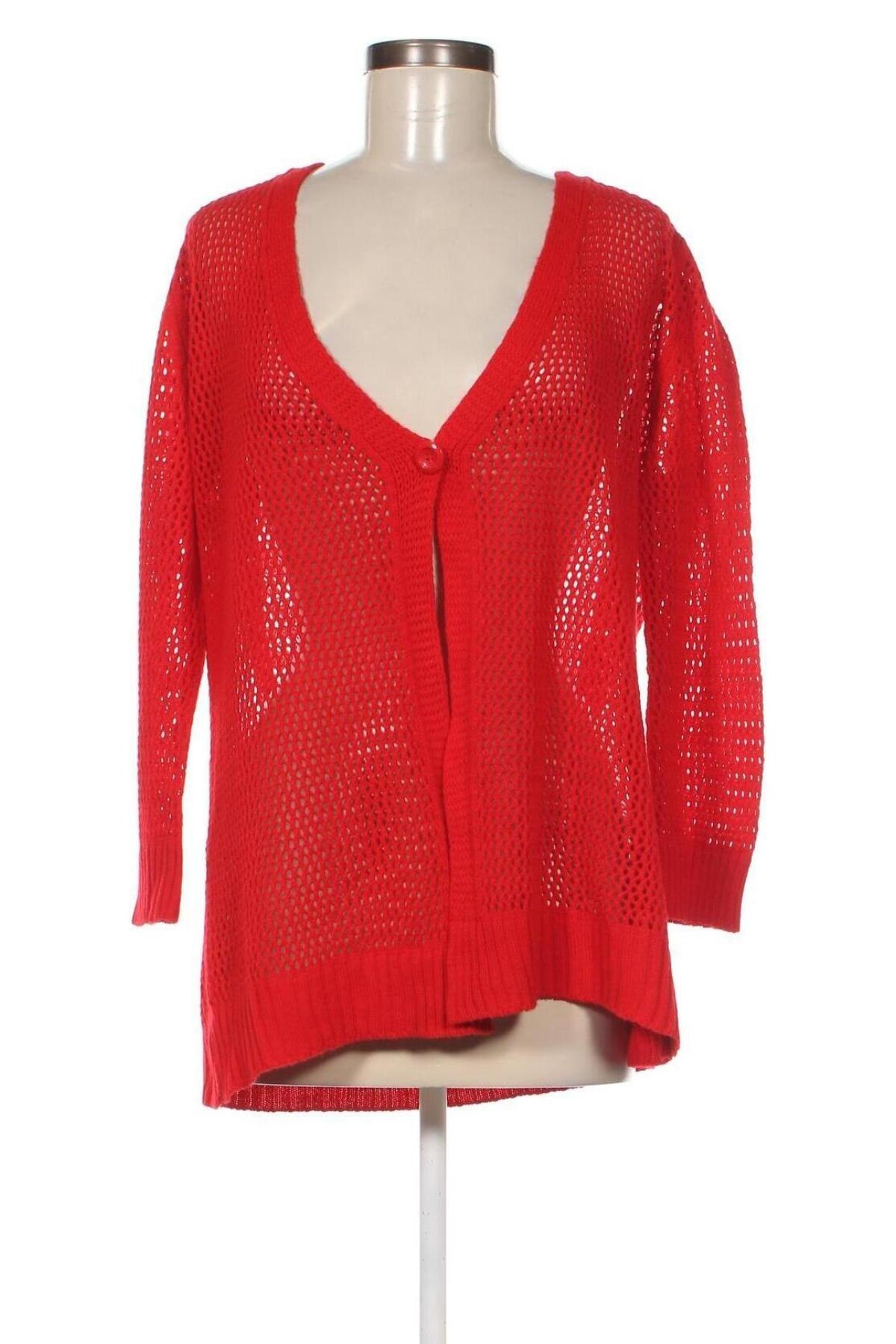 Damen Strickjacke Janina, Größe XL, Farbe Rot, Preis € 9,08