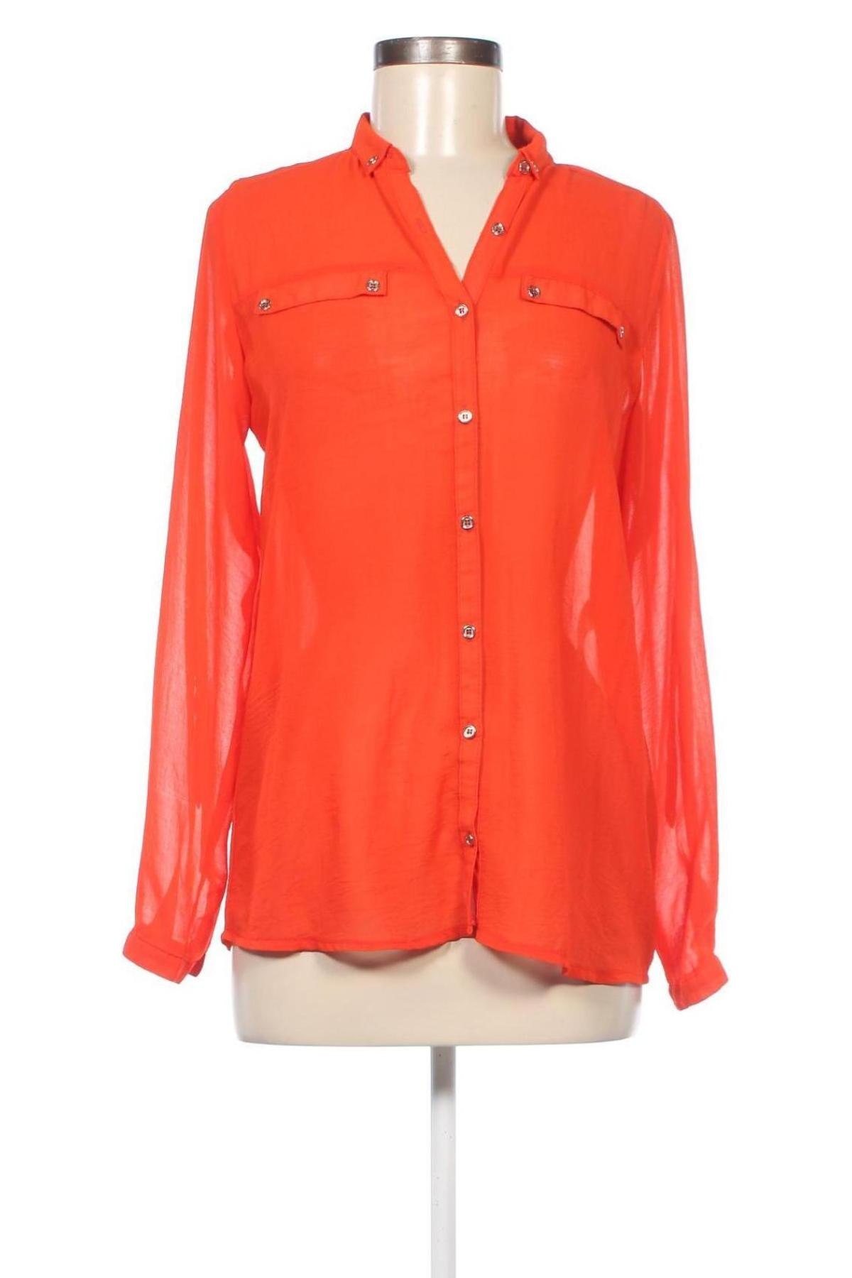 Γυναικείο πουκάμισο Atmosphere, Μέγεθος XS, Χρώμα Πορτοκαλί, Τιμή 5,39 €