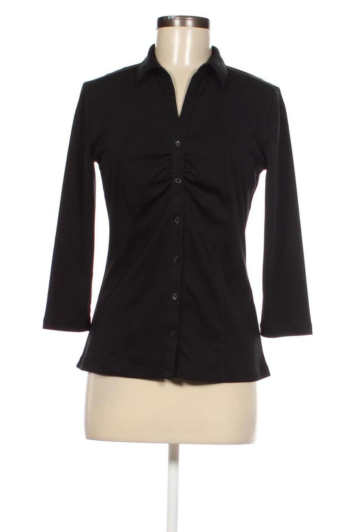 Γυναικείο πουκάμισο Charles Vogele, Μέγεθος M, Χρώμα Μαύρο, Τιμή 3,87 €