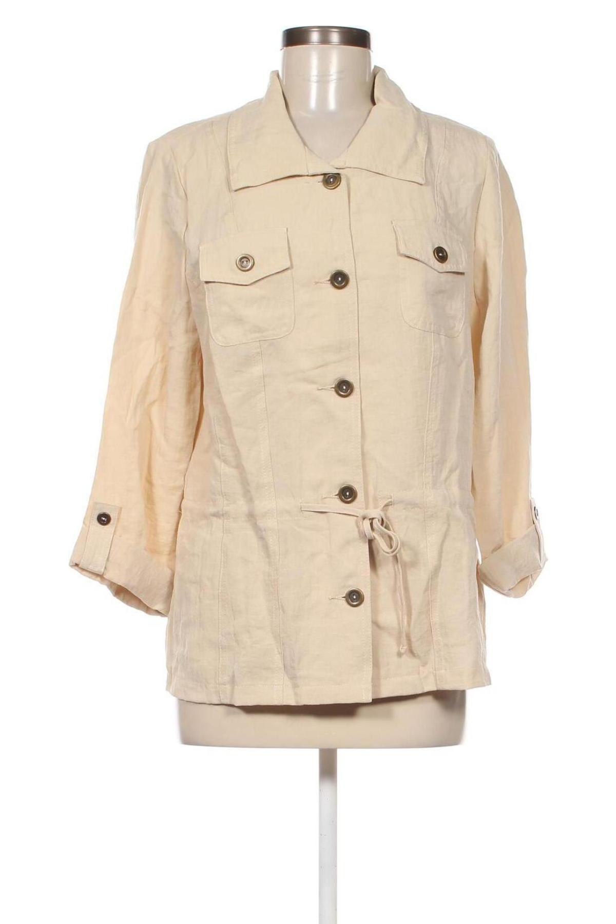Γυναικείο πουκάμισο Damart, Μέγεθος S, Χρώμα  Μπέζ, Τιμή 2,32 €