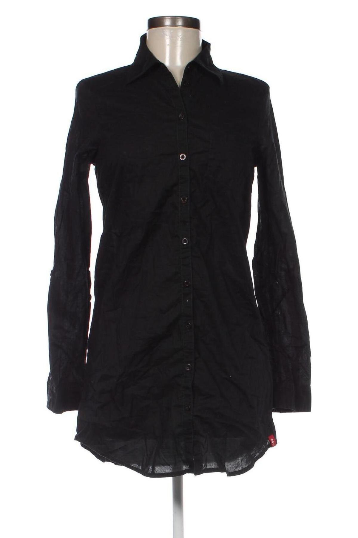 Дамска риза Edc By Esprit, Размер S, Цвят Черен, Цена 24,00 лв.