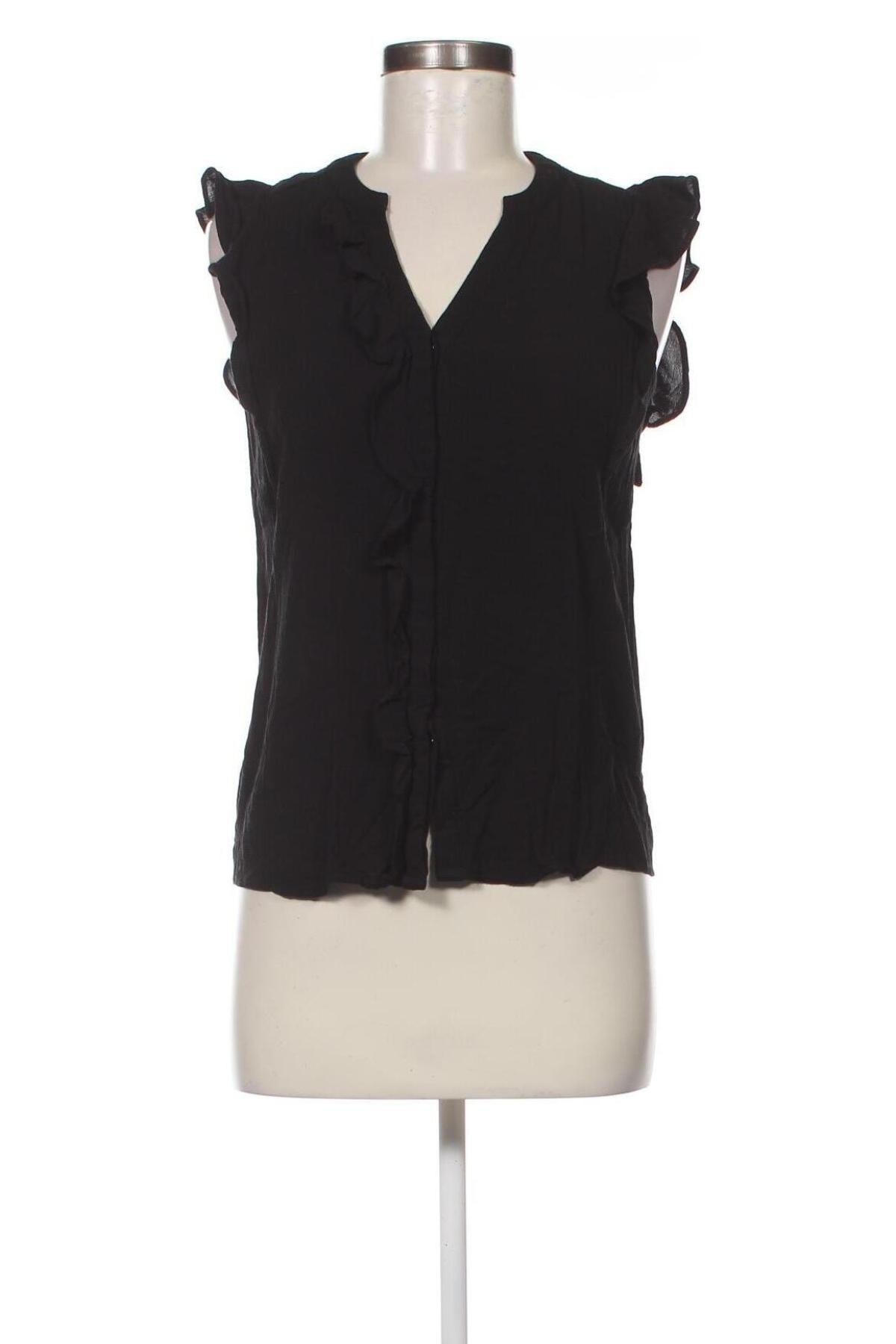 Γυναικείο πουκάμισο Edc By Esprit, Μέγεθος XS, Χρώμα Μαύρο, Τιμή 2,16 €