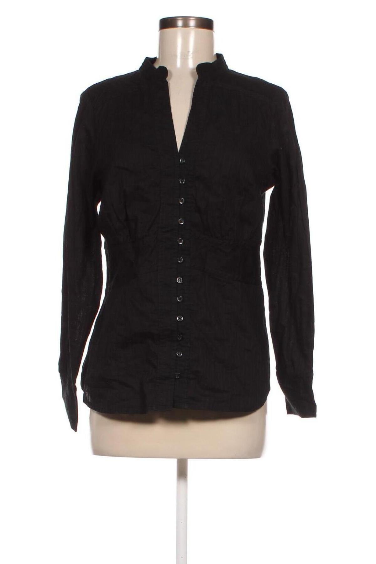 Γυναικείο πουκάμισο H&M, Μέγεθος XL, Χρώμα Μαύρο, Τιμή 4,64 €