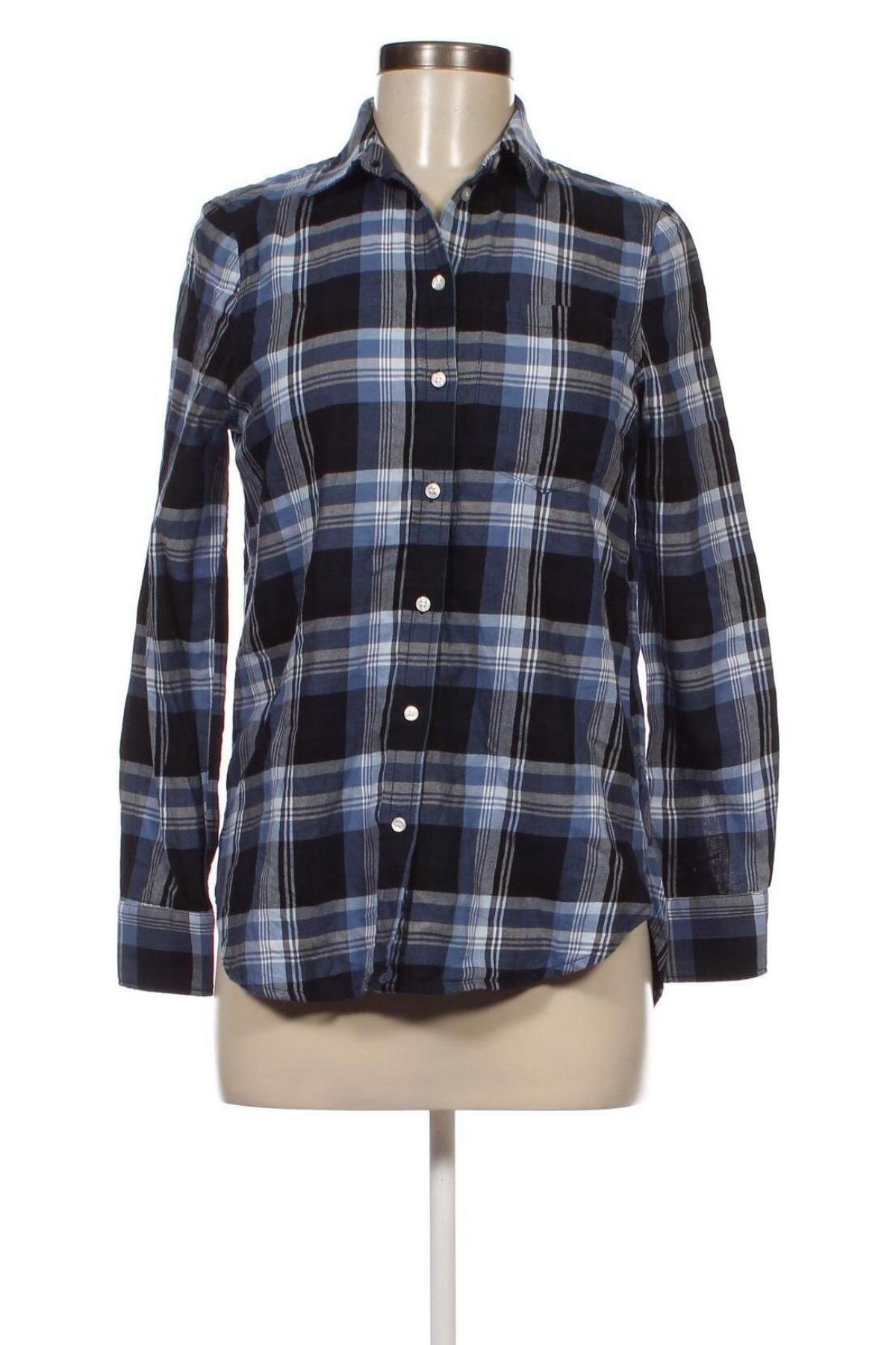 Γυναικείο πουκάμισο H&M, Μέγεθος XS, Χρώμα Μπλέ, Τιμή 2,78 €