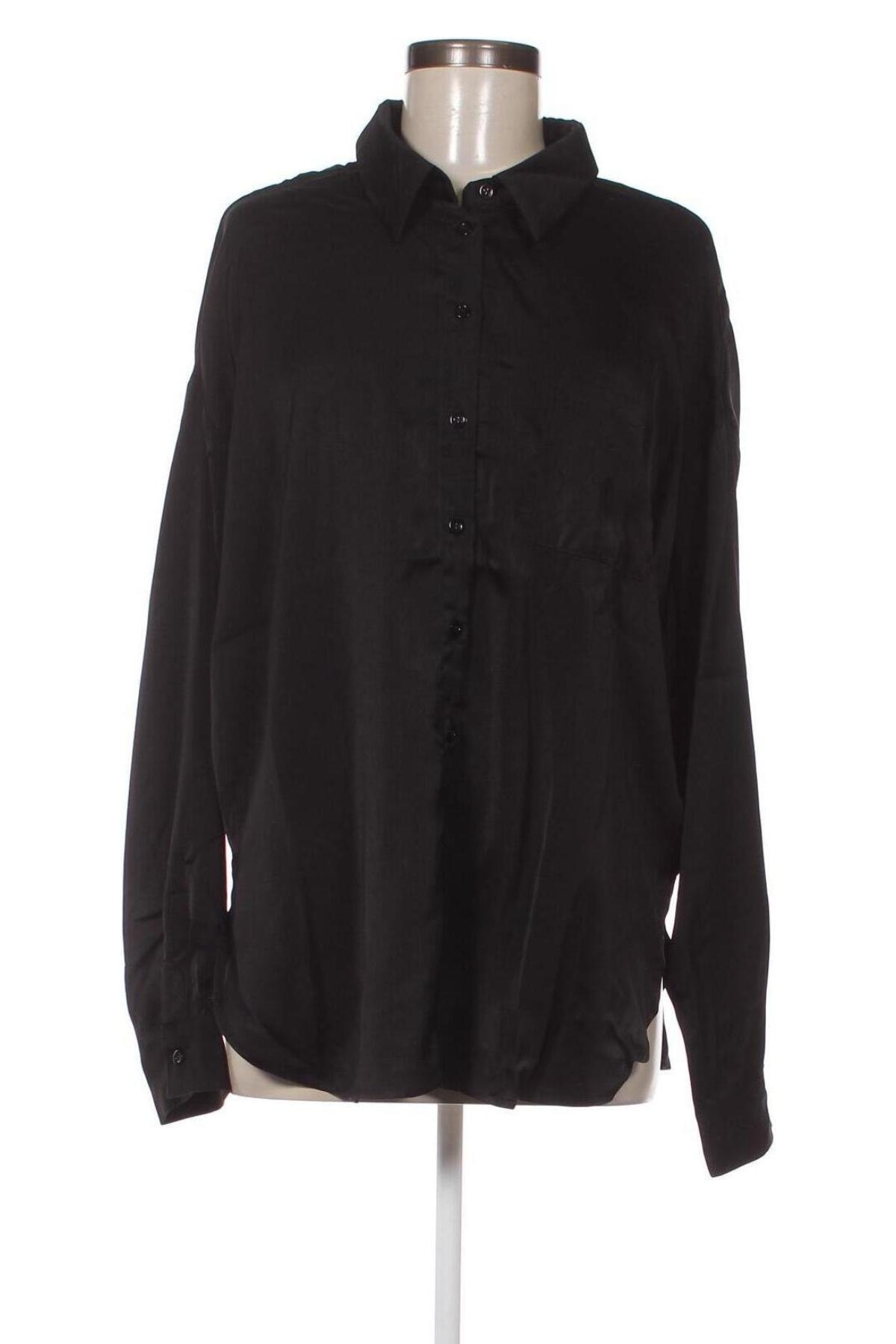Dámska košeľa  Ichi, Veľkosť XL, Farba Čierna, Cena  8,54 €