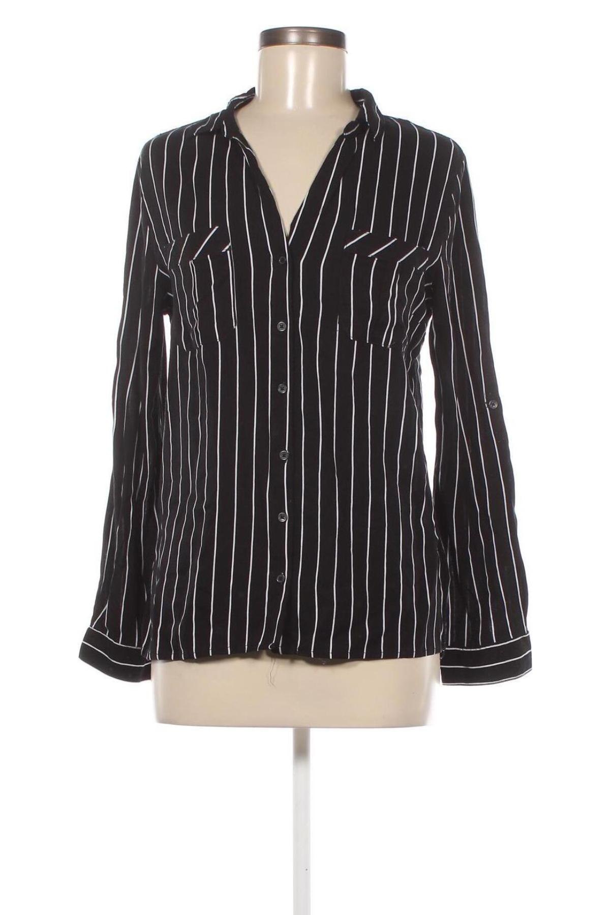 Γυναικείο πουκάμισο Janina, Μέγεθος L, Χρώμα Μαύρο, Τιμή 2,32 €