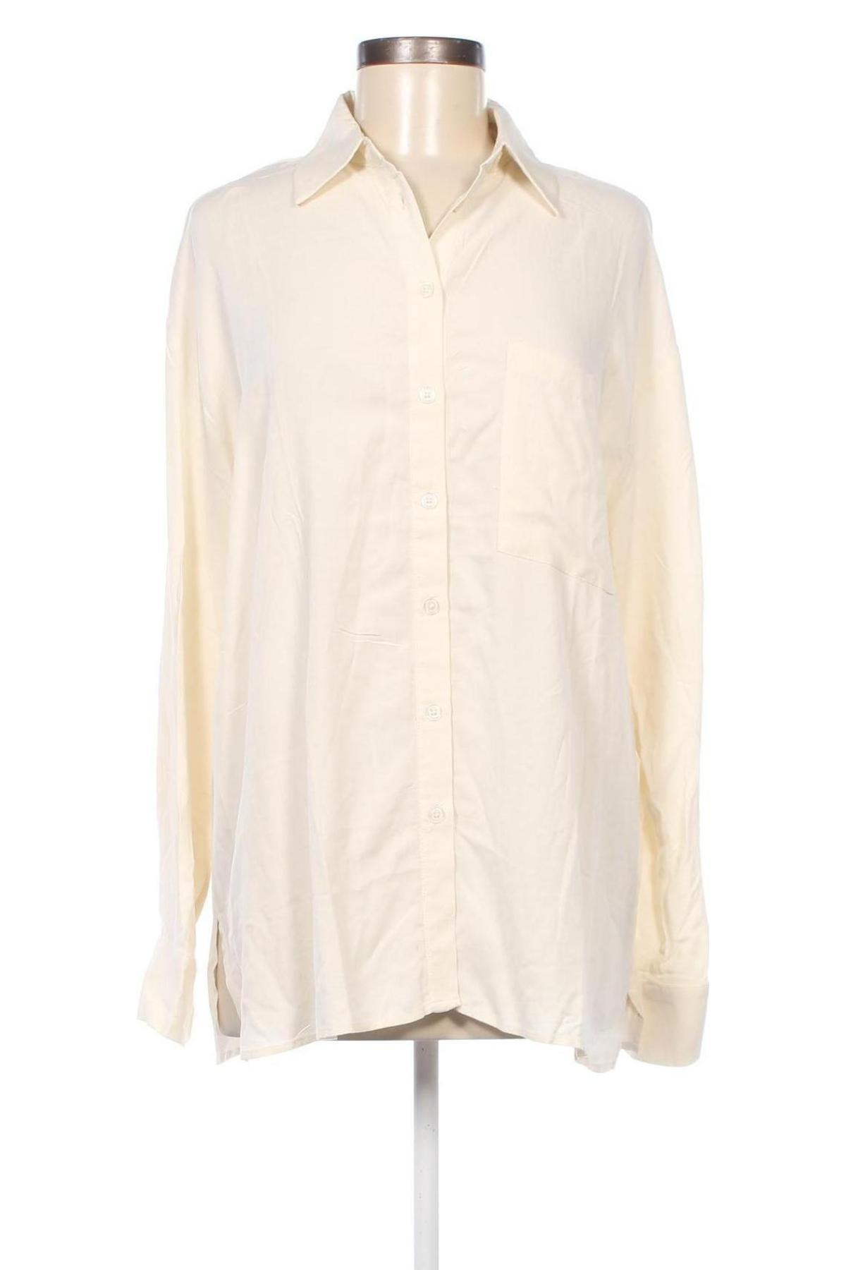 Γυναικείο πουκάμισο LENI KLUM x ABOUT YOU, Μέγεθος M, Χρώμα Εκρού, Τιμή 37,11 €