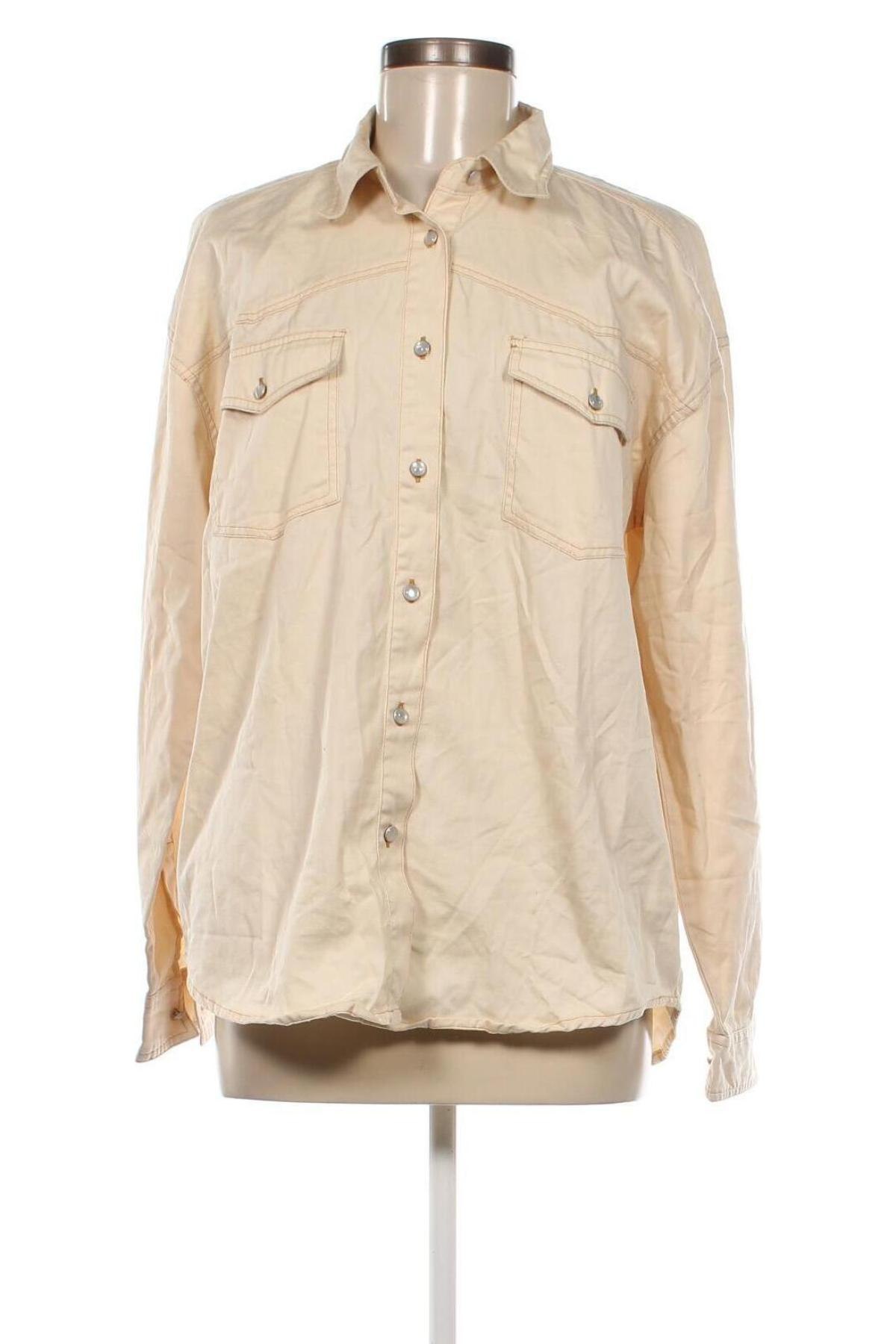 Γυναικείο πουκάμισο Marcel Clair, Μέγεθος M, Χρώμα  Μπέζ, Τιμή 3,36 €