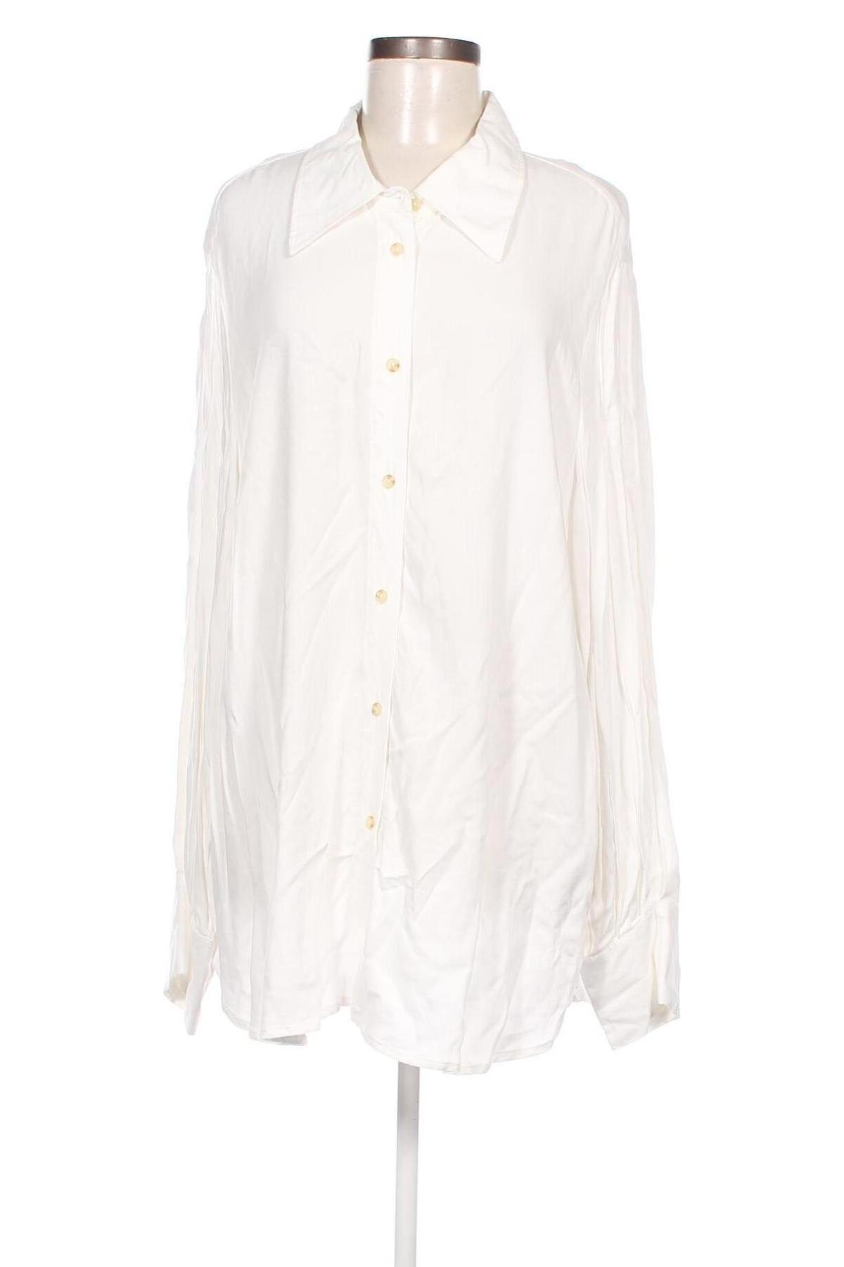 Γυναικείο πουκάμισο Oviesse, Μέγεθος 3XL, Χρώμα Λευκό, Τιμή 20,62 €