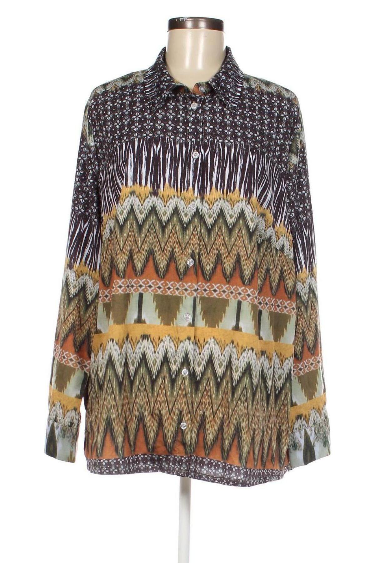 Γυναικείο πουκάμισο Paola, Μέγεθος XXL, Χρώμα Πολύχρωμο, Τιμή 15,46 €