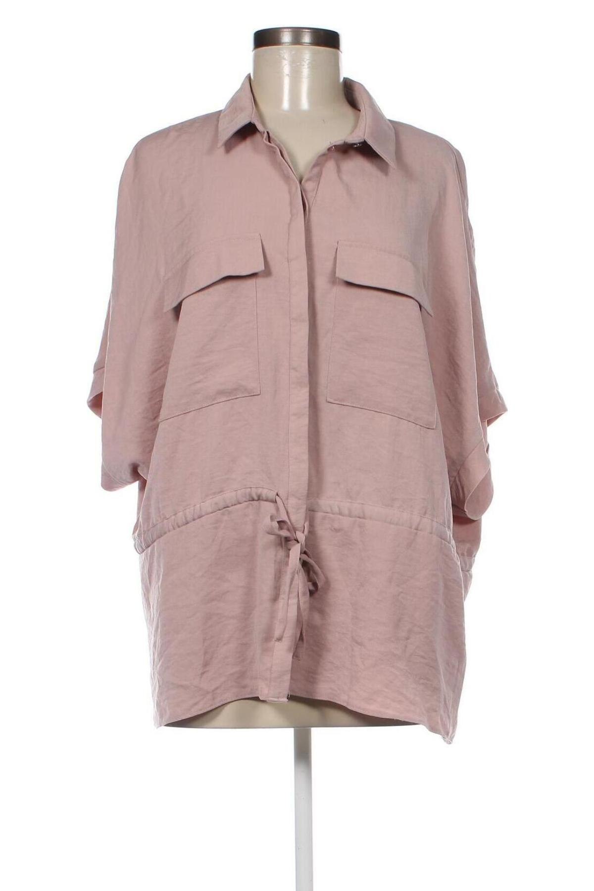Γυναικείο πουκάμισο Primark, Μέγεθος L, Χρώμα Σάπιο μήλο, Τιμή 15,46 €