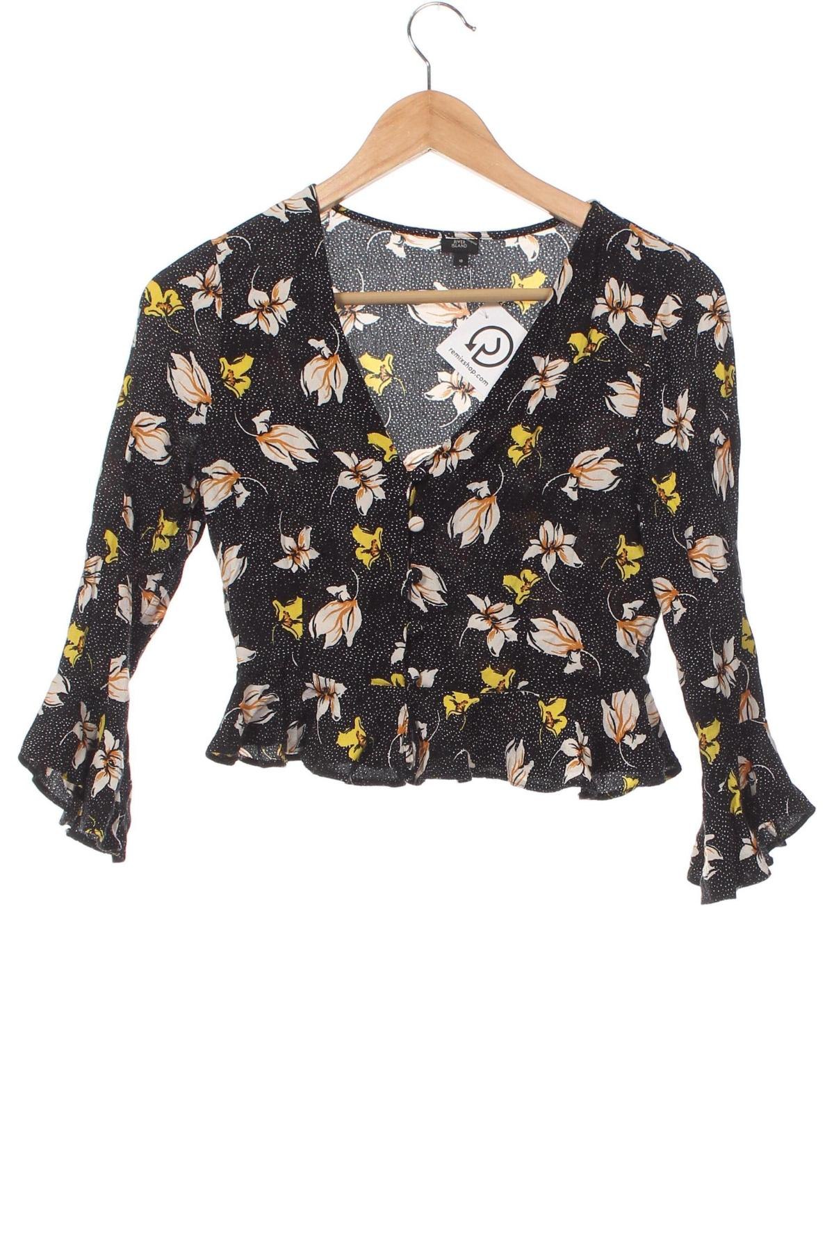 Γυναικείο πουκάμισο River Island, Μέγεθος M, Χρώμα Πολύχρωμο, Τιμή 3,81 €