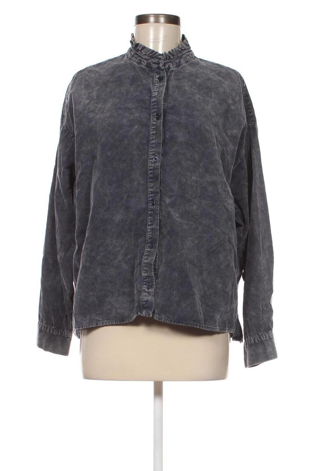 Γυναικείο πουκάμισο S.Oliver, Μέγεθος L, Χρώμα Γκρί, Τιμή 14,85 €