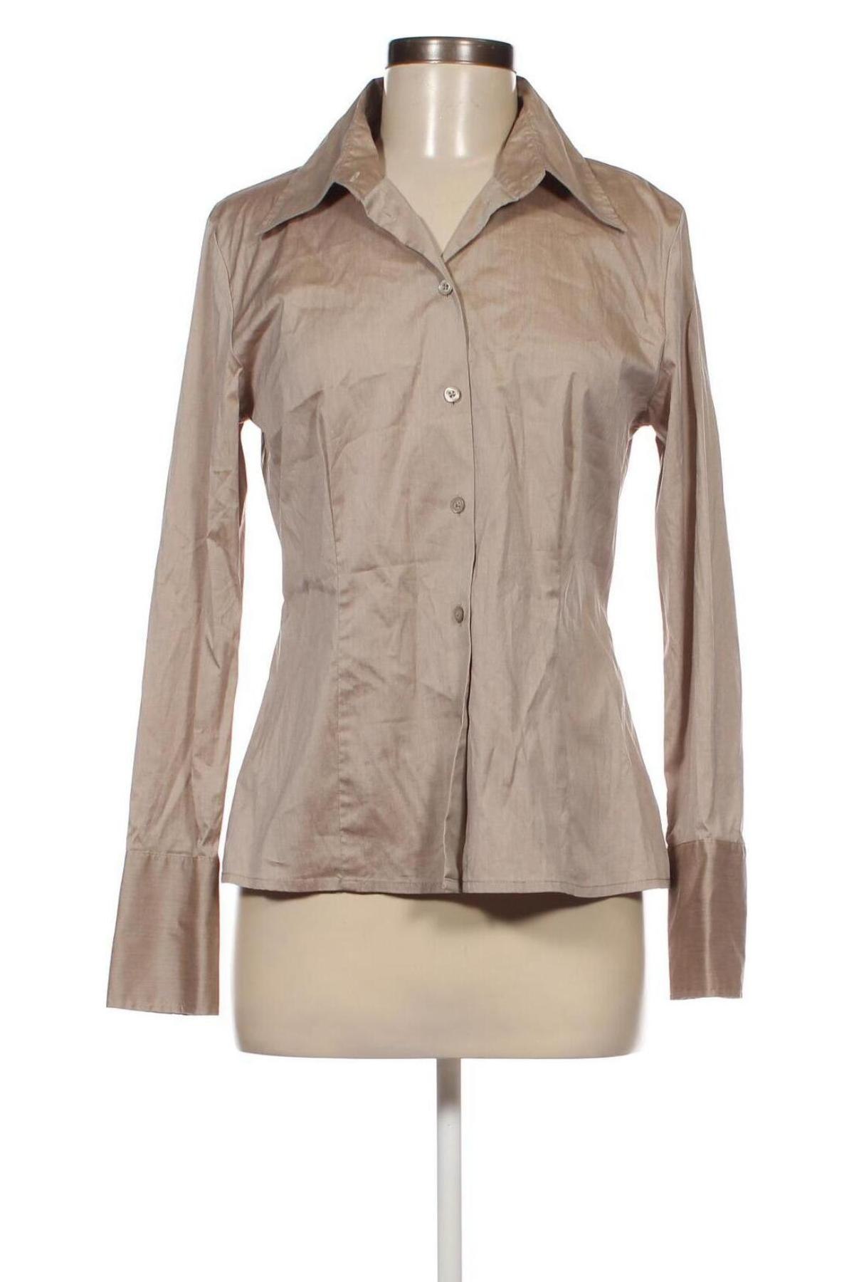 Γυναικείο πουκάμισο S.Oliver, Μέγεθος M, Χρώμα  Μπέζ, Τιμή 14,85 €