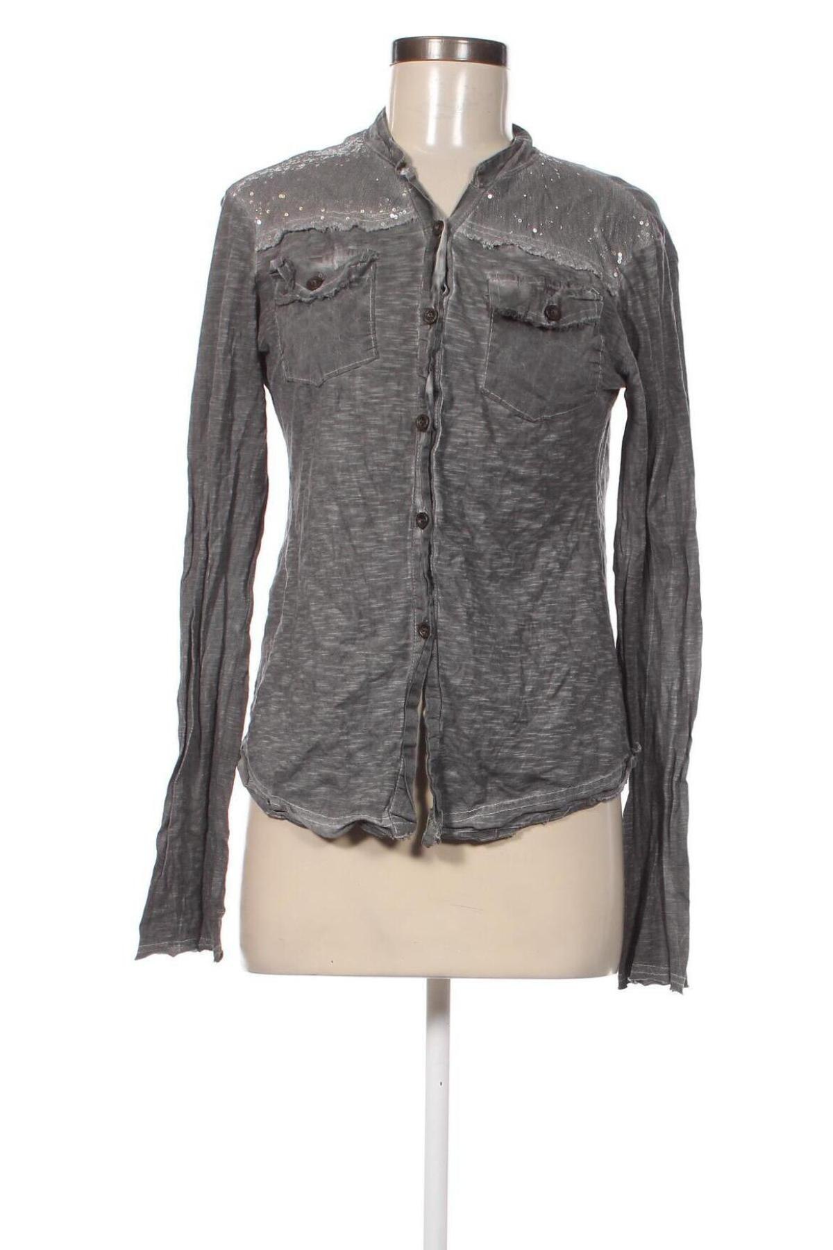Γυναικείο πουκάμισο Staccato, Μέγεθος S, Χρώμα Γκρί, Τιμή 3,12 €