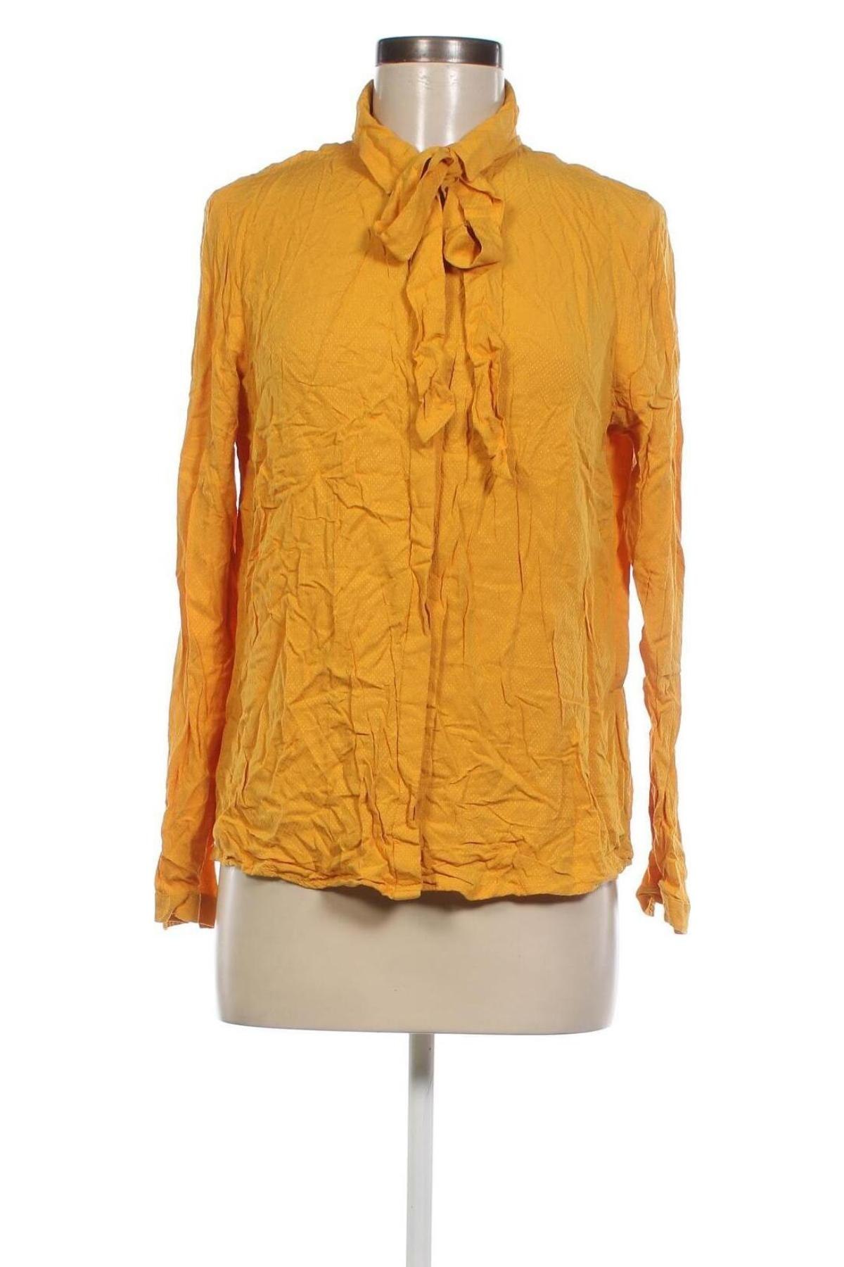 Γυναικείο πουκάμισο Tom Tailor, Μέγεθος M, Χρώμα Κίτρινο, Τιμή 3,27 €