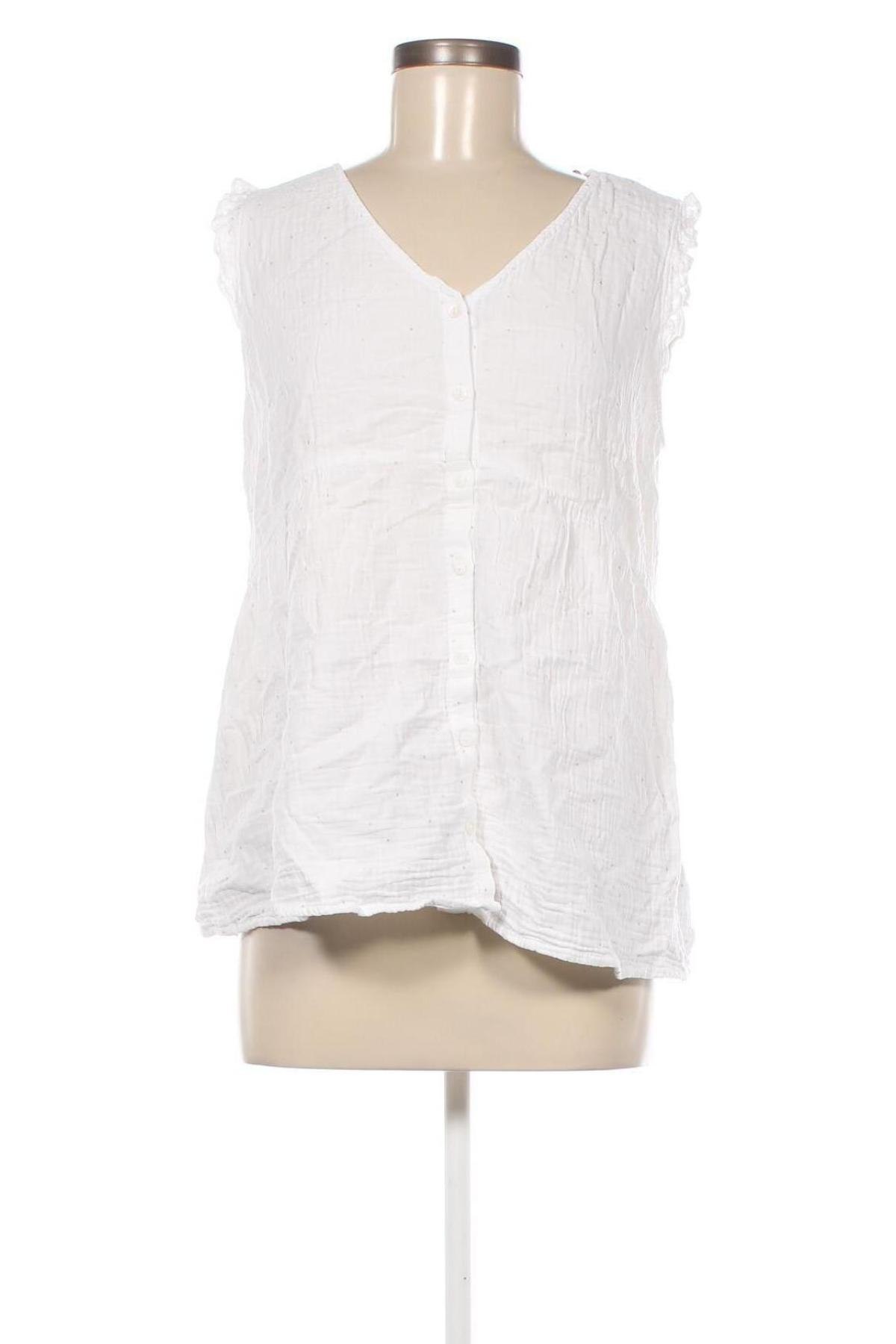 Дамска риза Vertbaudet, Размер M, Цвят Бял, Цена 25,00 лв.