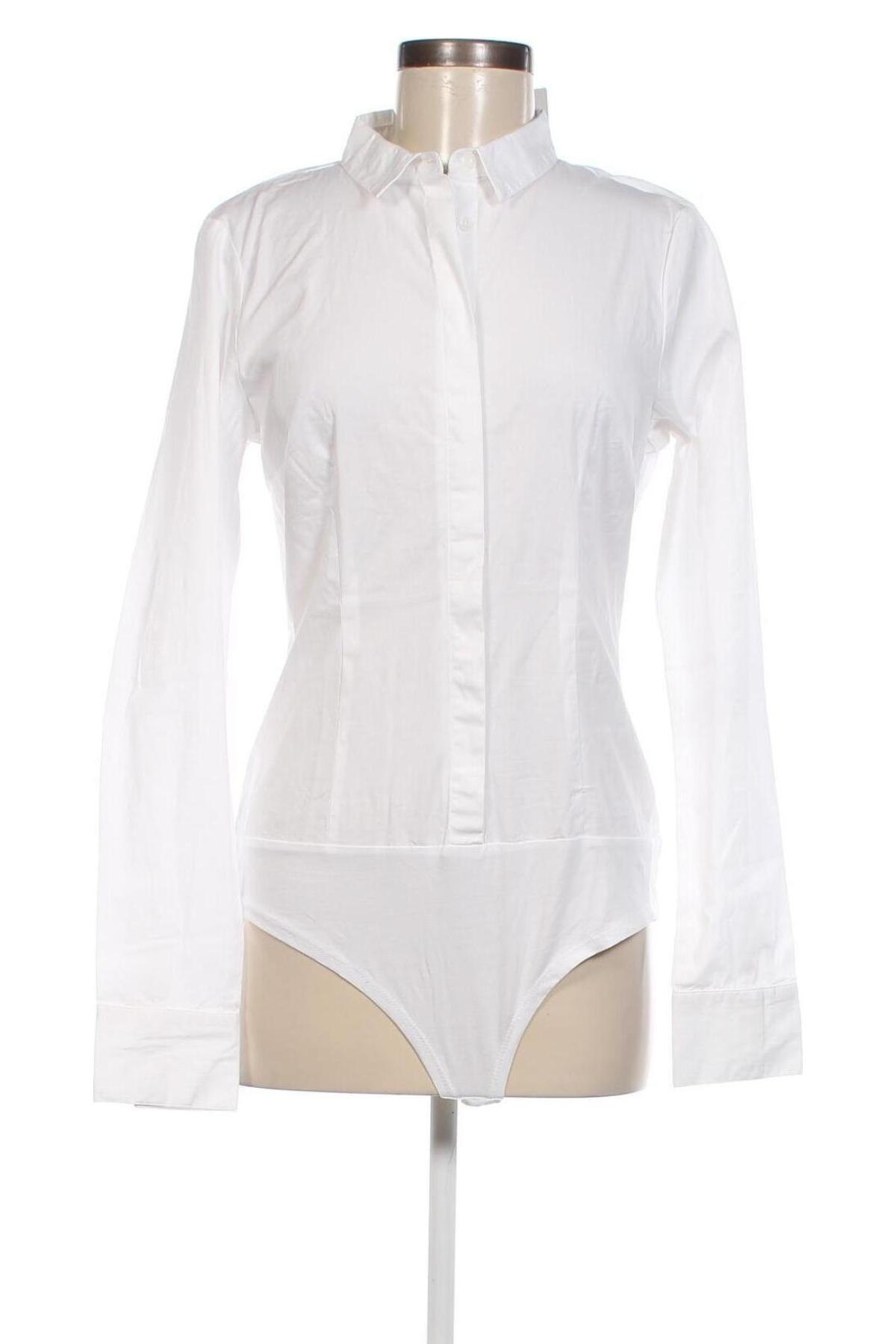Γυναικείο πουκάμισο-κορμάκι ONLY, Μέγεθος L, Χρώμα Λευκό, Τιμή 20,62 €
