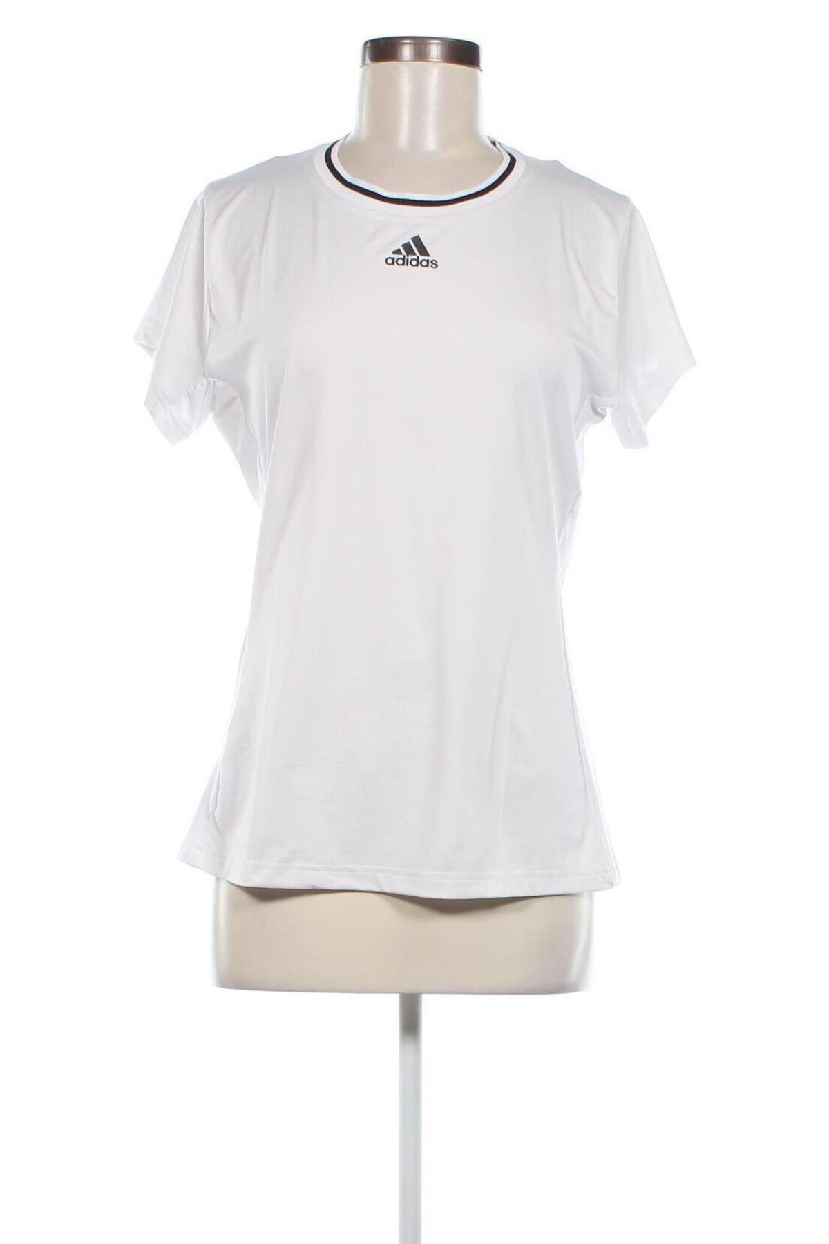 Damen T-Shirt Adidas, Größe L, Farbe Weiß, Preis 29,90 €
