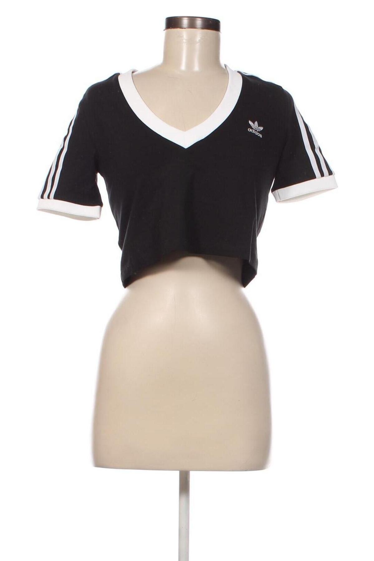 Γυναικείο t-shirt Adidas Originals, Μέγεθος M, Χρώμα Μαύρο, Τιμή 25,42 €