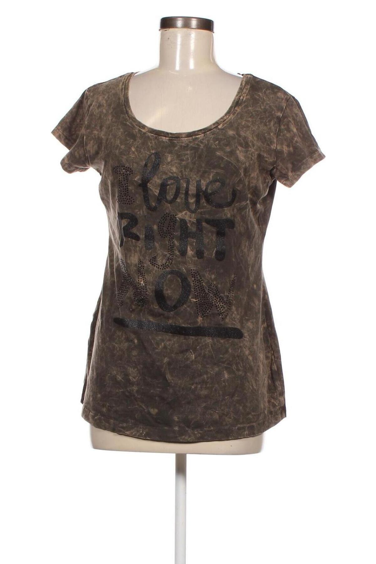 Γυναικείο t-shirt Cipo & Baxx, Μέγεθος L, Χρώμα Πράσινο, Τιμή 12,37 €