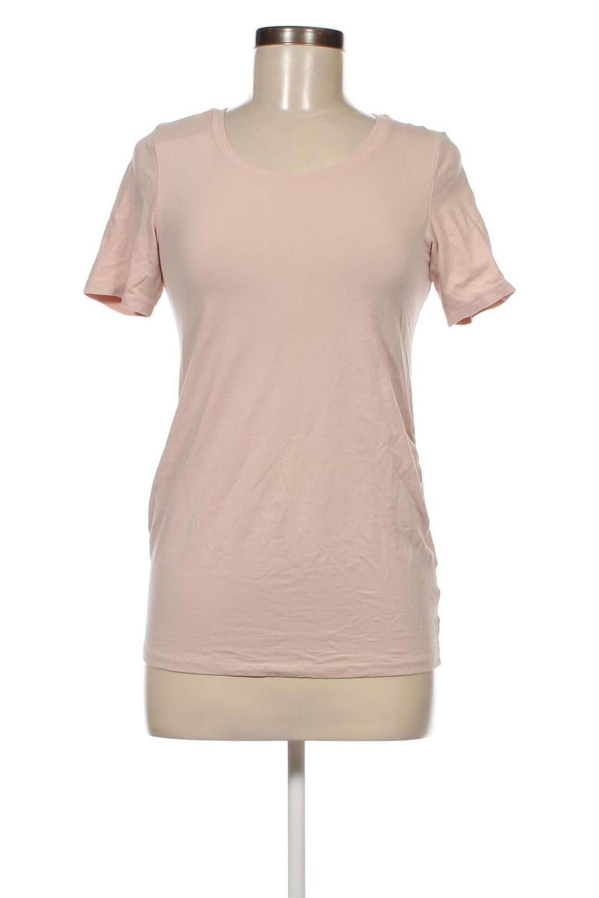 Γυναικείο t-shirt H&M, Μέγεθος S, Χρώμα  Μπέζ, Τιμή 8,04 €