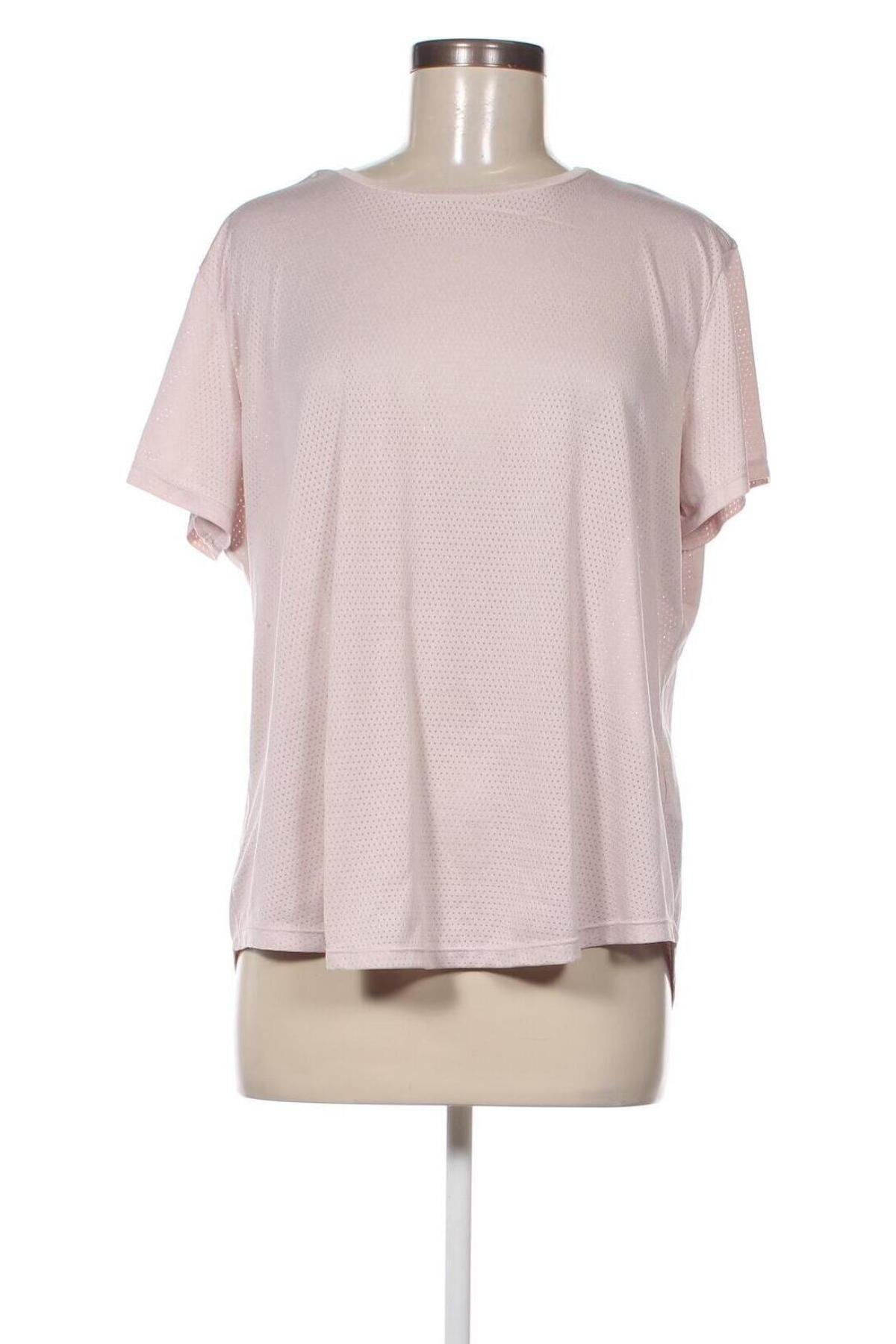 Damen T-Shirt H&M Sport, Größe XL, Farbe Aschrosa, Preis 9,05 €