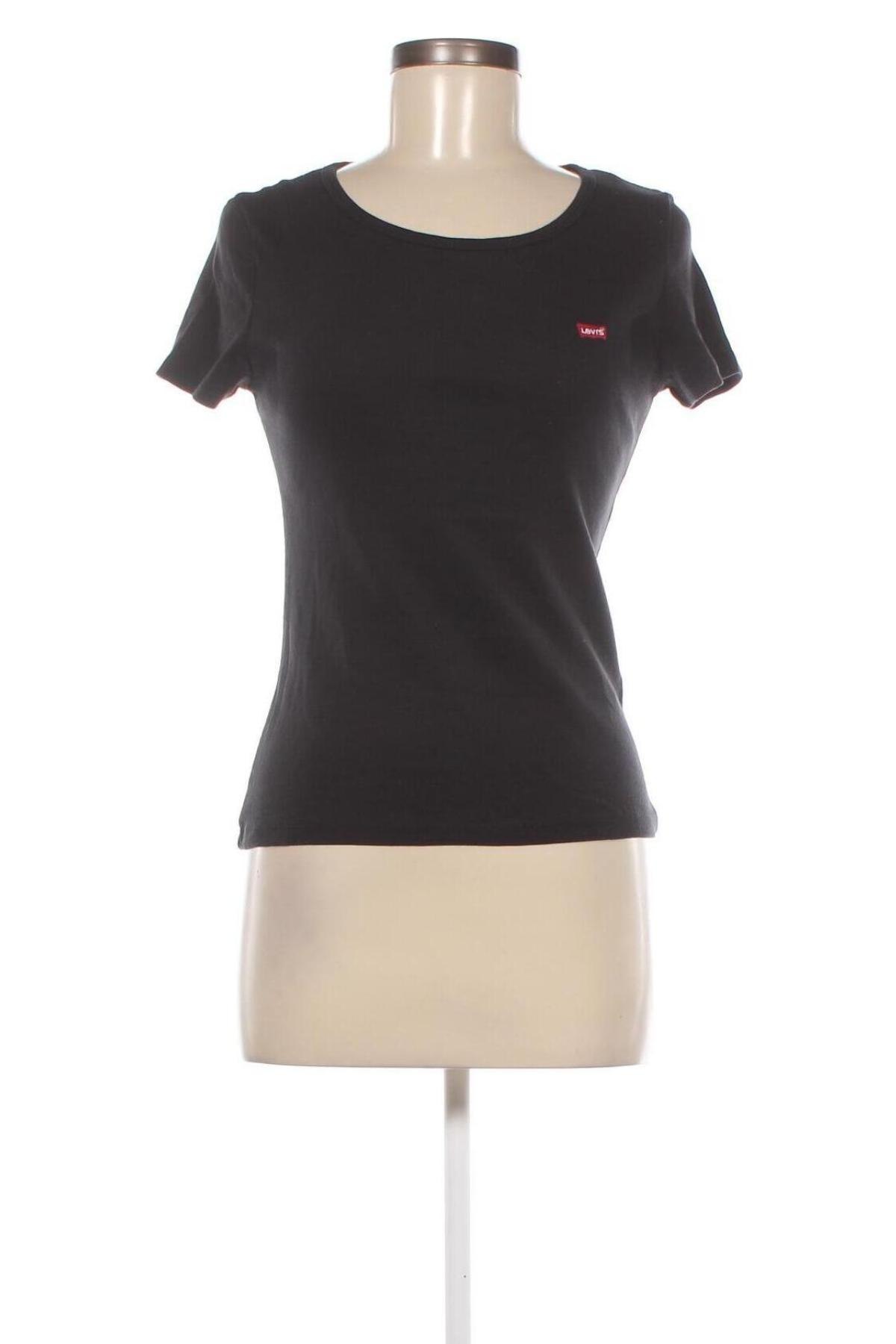Γυναικείο t-shirt Levi's, Μέγεθος S, Χρώμα Μαύρο, Τιμή 29,90 €
